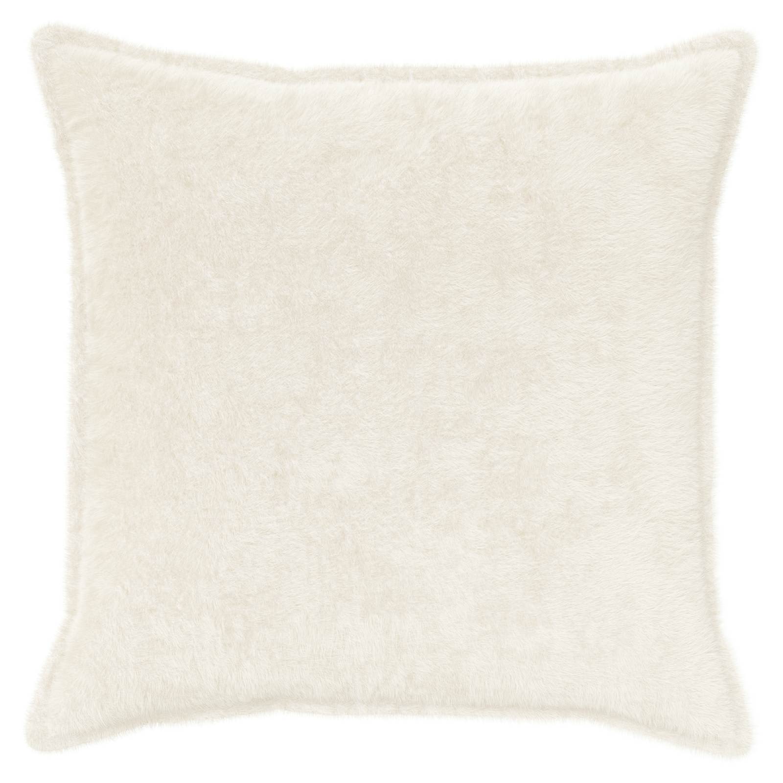 Kussensloop 6 st HOUTEN Wit 80 x 80 cm Nep Konijnenbont image 2
