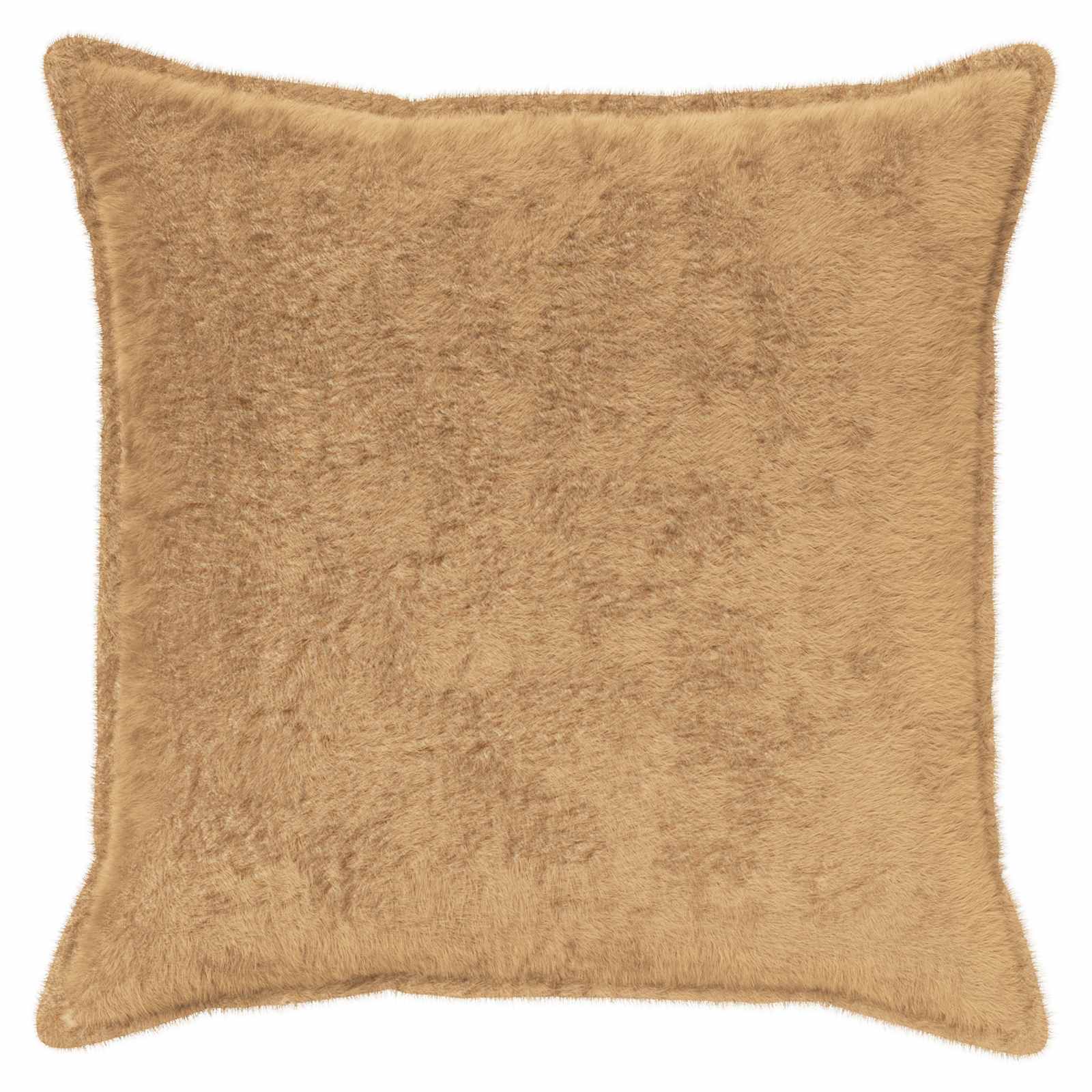 Kussensloop 2 st HOUTEN Taupe 80 x 80 cm Nep Konijnenbont image 2