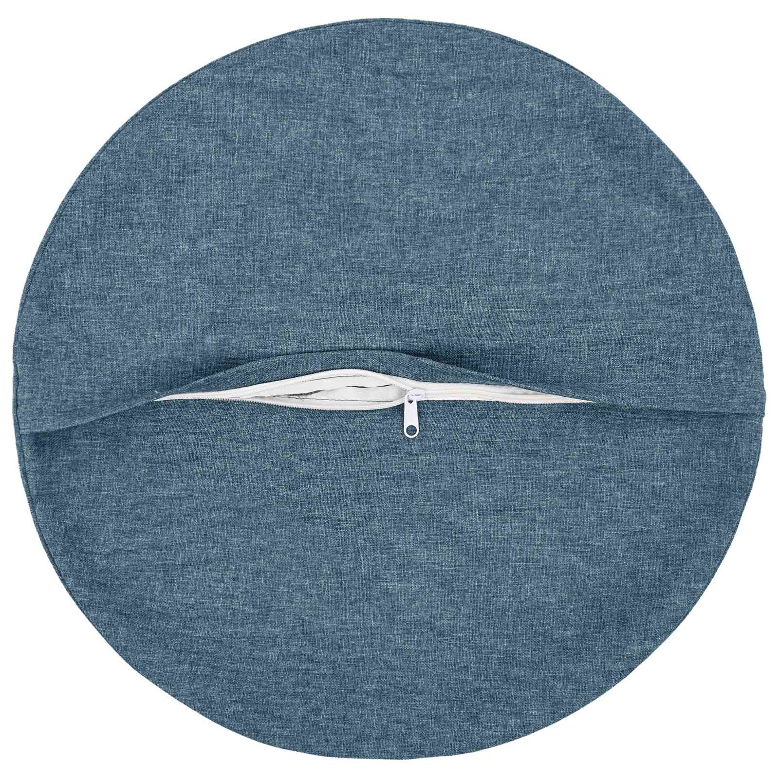 Kussensloop 2 st HEERLEN Jeans Blauw Ø 30 cm Stof image 3
