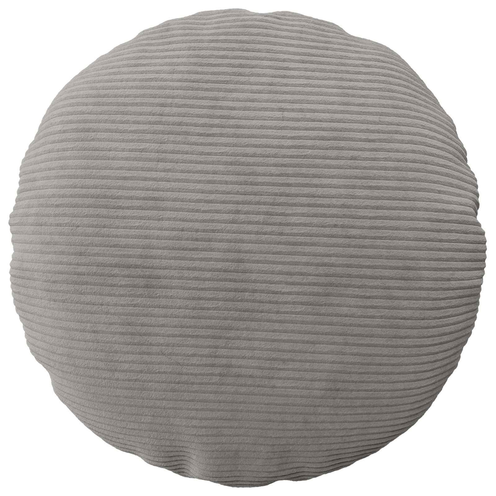Kussensloop 6 pcs HEERLEN Lichtgrijs Ø 30 cm corduroy image 2