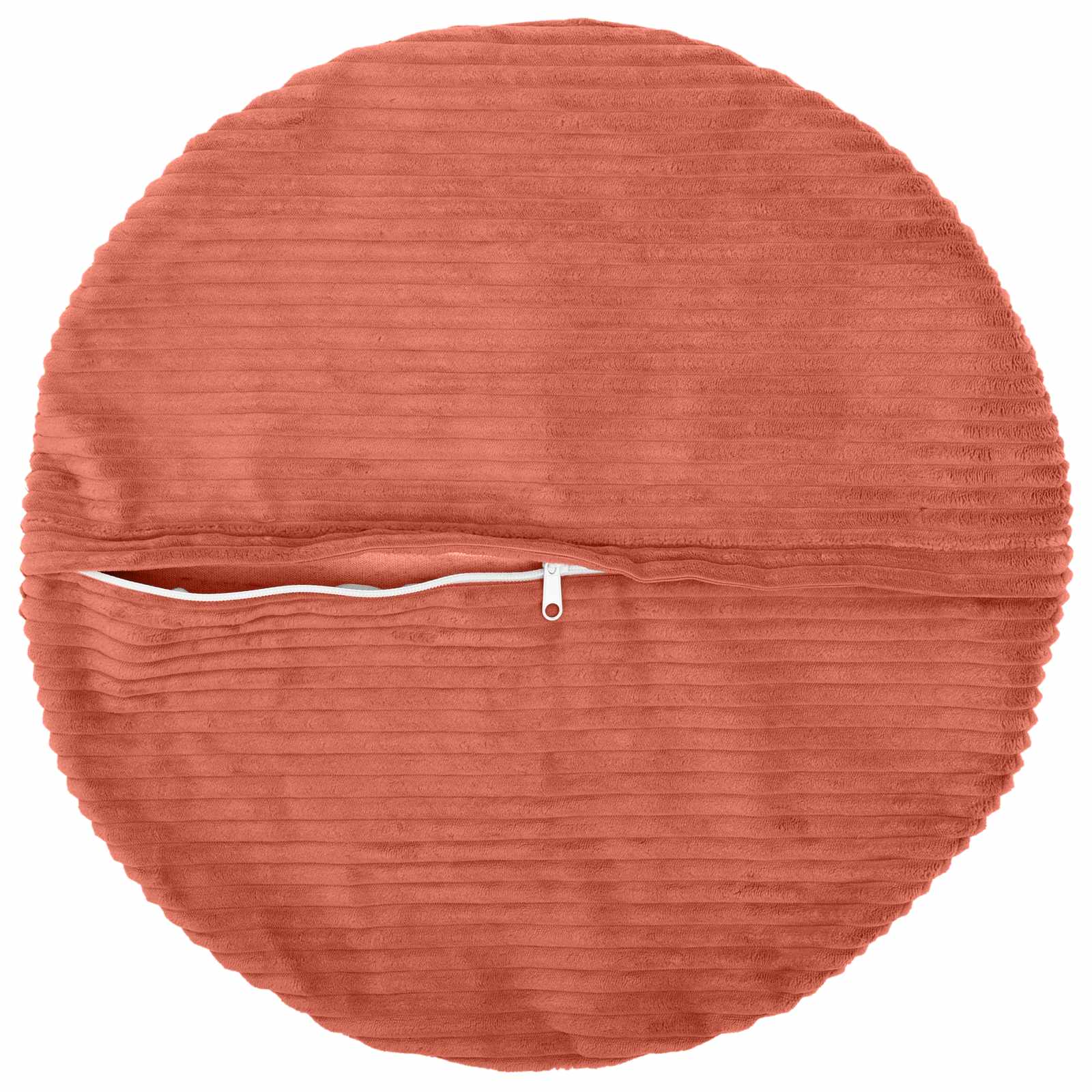Kussensloop 6 pcs HEERLEN Rood-oranje Ø 30 cm corduroy image 3