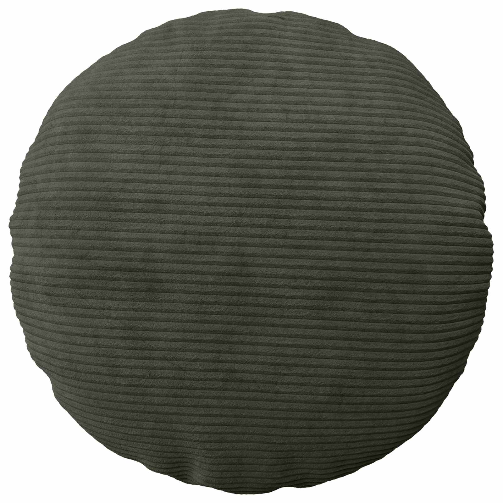 Kussensloop 2 pcs HEERLEN Antracietkleurig Ø 30 cm corduroy image 2