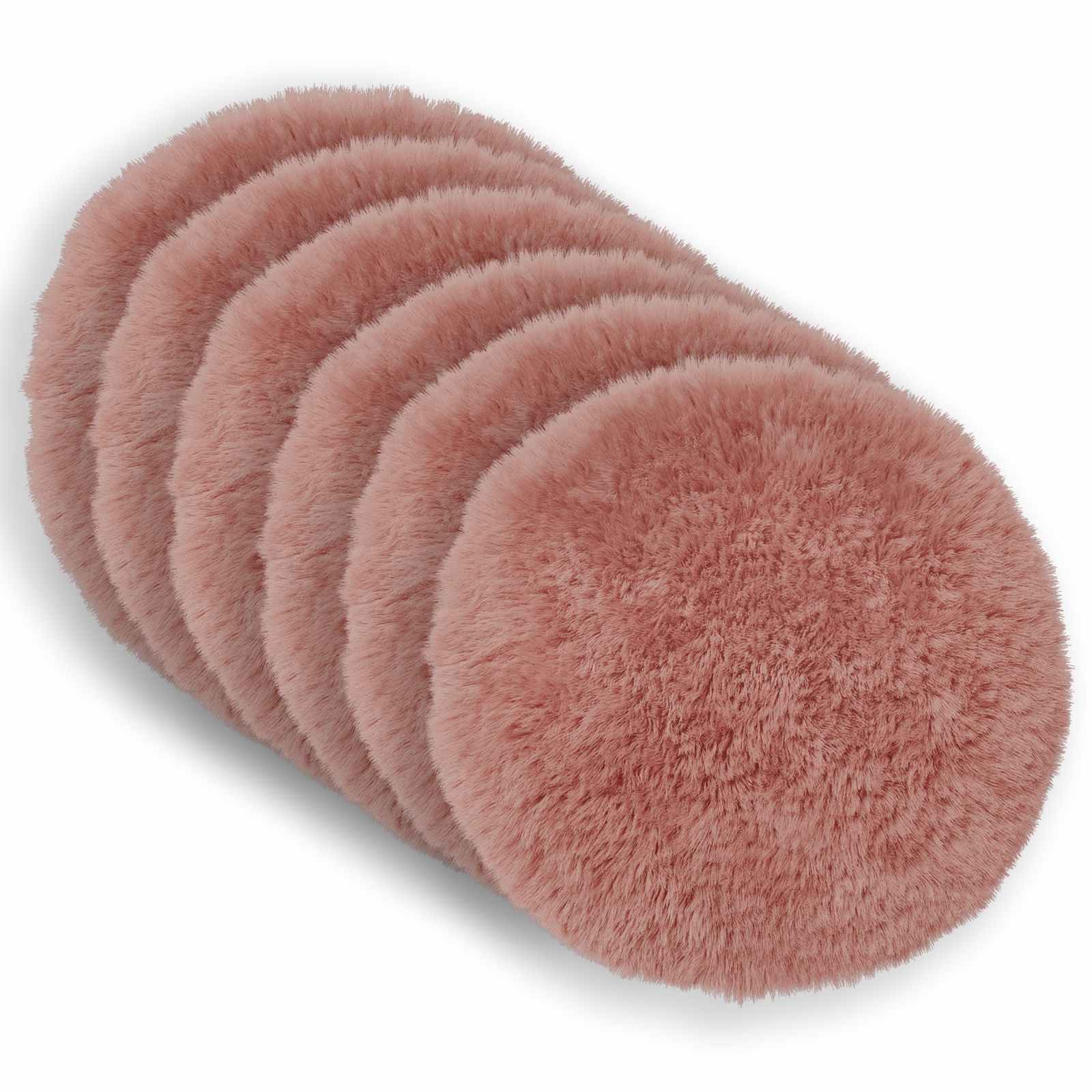 Kussensloop 6 pcs HEERLEN Roze Ø 30 cm PV Fleece image 2
