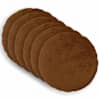 vidaXL Diivanipadi 6 pcs HEERLEN Helepruun &Oslash; 30 cm Flanell