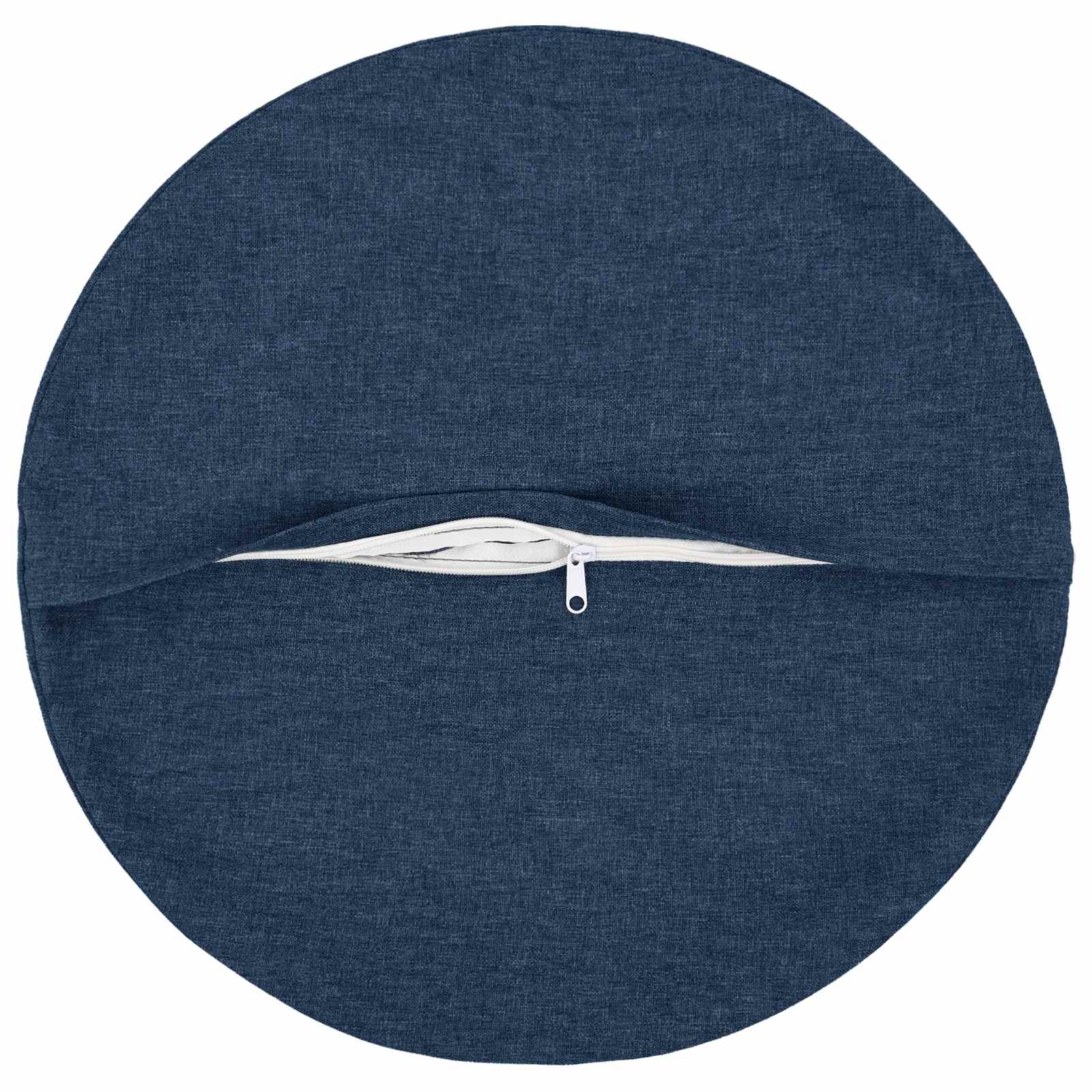 Kussensloop 6 st HEERLEN Blauw Ø 40 cm Stof image 3