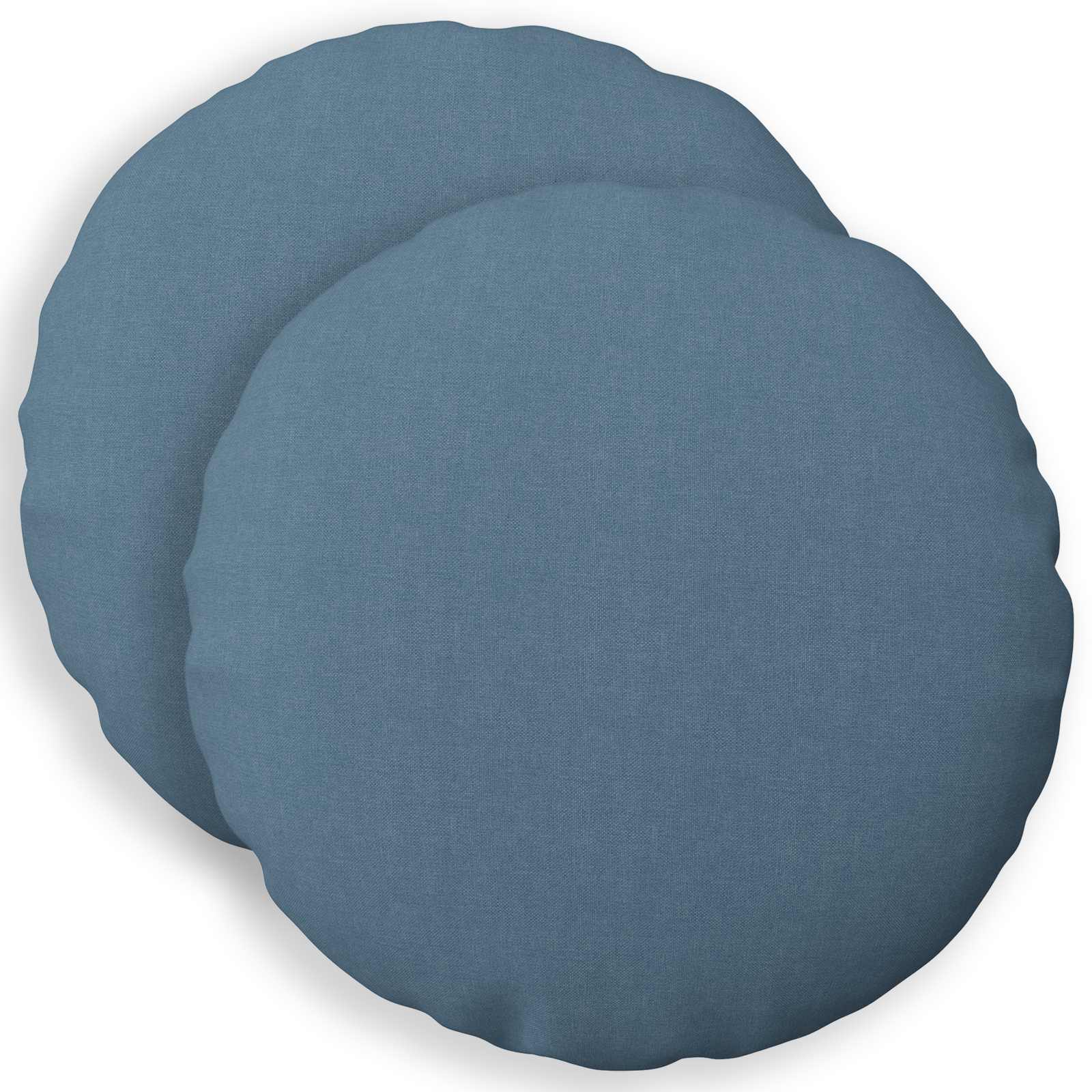 Kussensloop 2 st HEERLEN Jeans Blauw Ø 40 cm Stof image 1