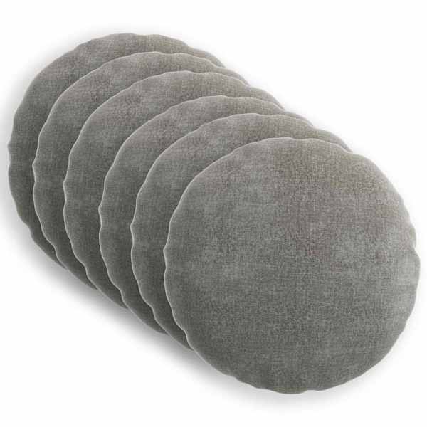 vidaXL Diivanipadi 6 tk HEERLEN Tumehall &Oslash; 40 cm &Scaron;en&uuml;&uuml;lfabric