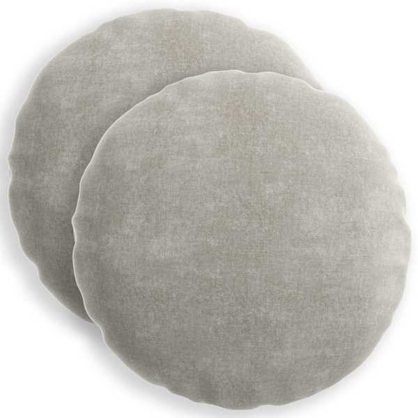 vidaXL Diivanipadi 2 tk HEERLEN Helehall &Oslash; 40 cm &Scaron;en&uuml;&uuml;lfabric