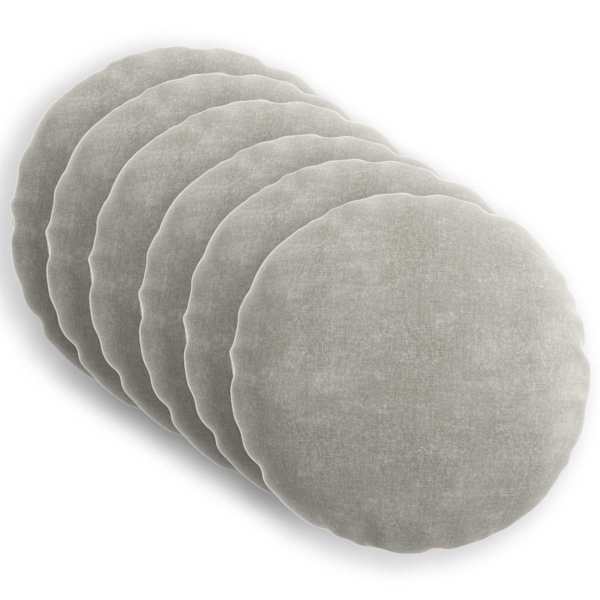 vidaXL Diivanipadi 6 tk HEERLEN Helehall &Oslash; 40 cm &Scaron;en&uuml;&uuml;lfabric