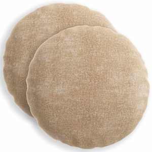 vidaXL Diivanipadi 2 tk HEERLEN Pruunikashall &Oslash; 40 cm &Scaron;en&uuml;&uuml;lfabric