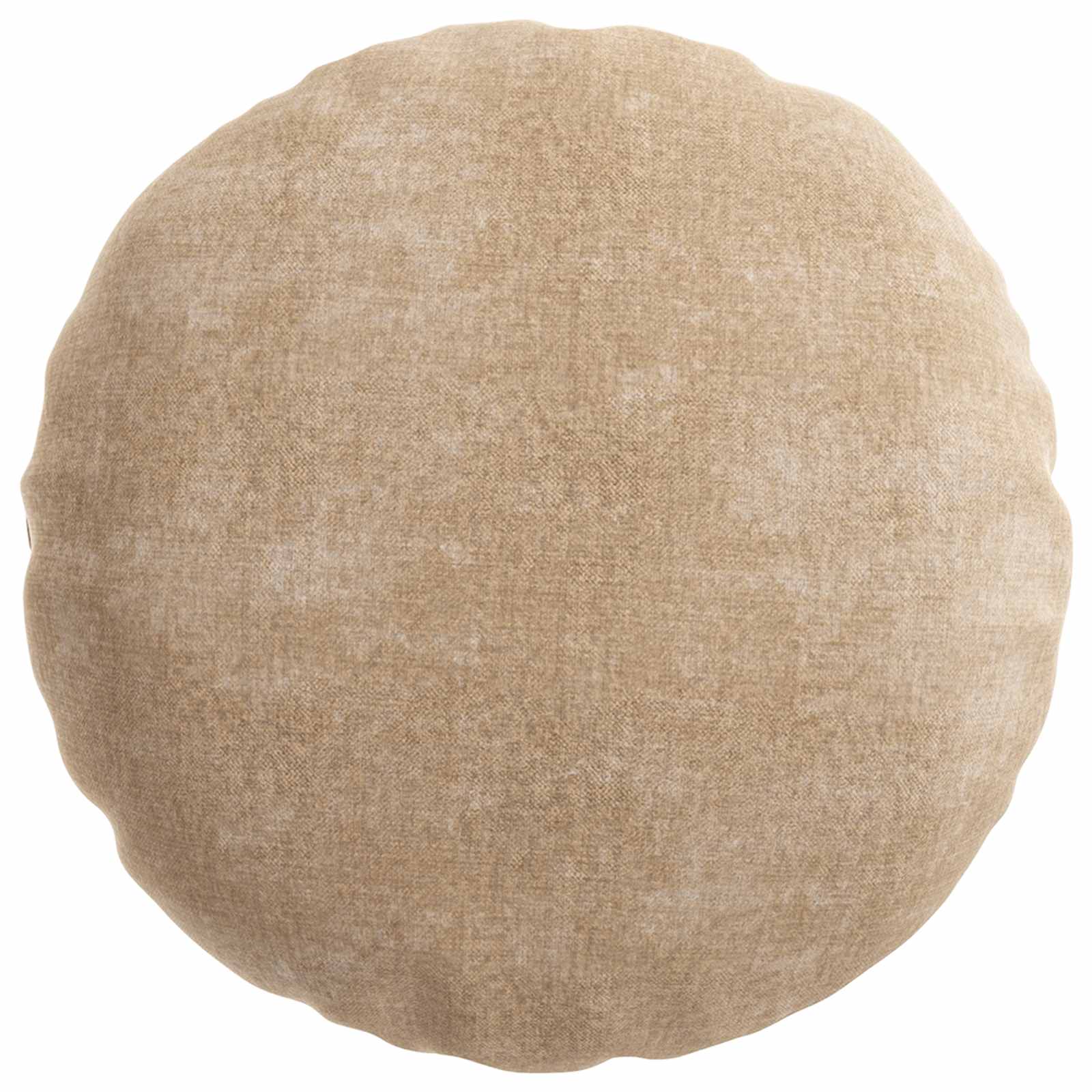 Kussensloop 2 st HEERLEN Taupe Ø 40 cm Chenille Stof image 3