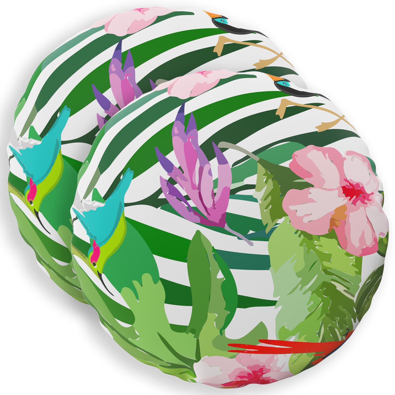 Kussensloop 2 pcs HEERLEN Zwart Ø 40 cm Polyester image 1