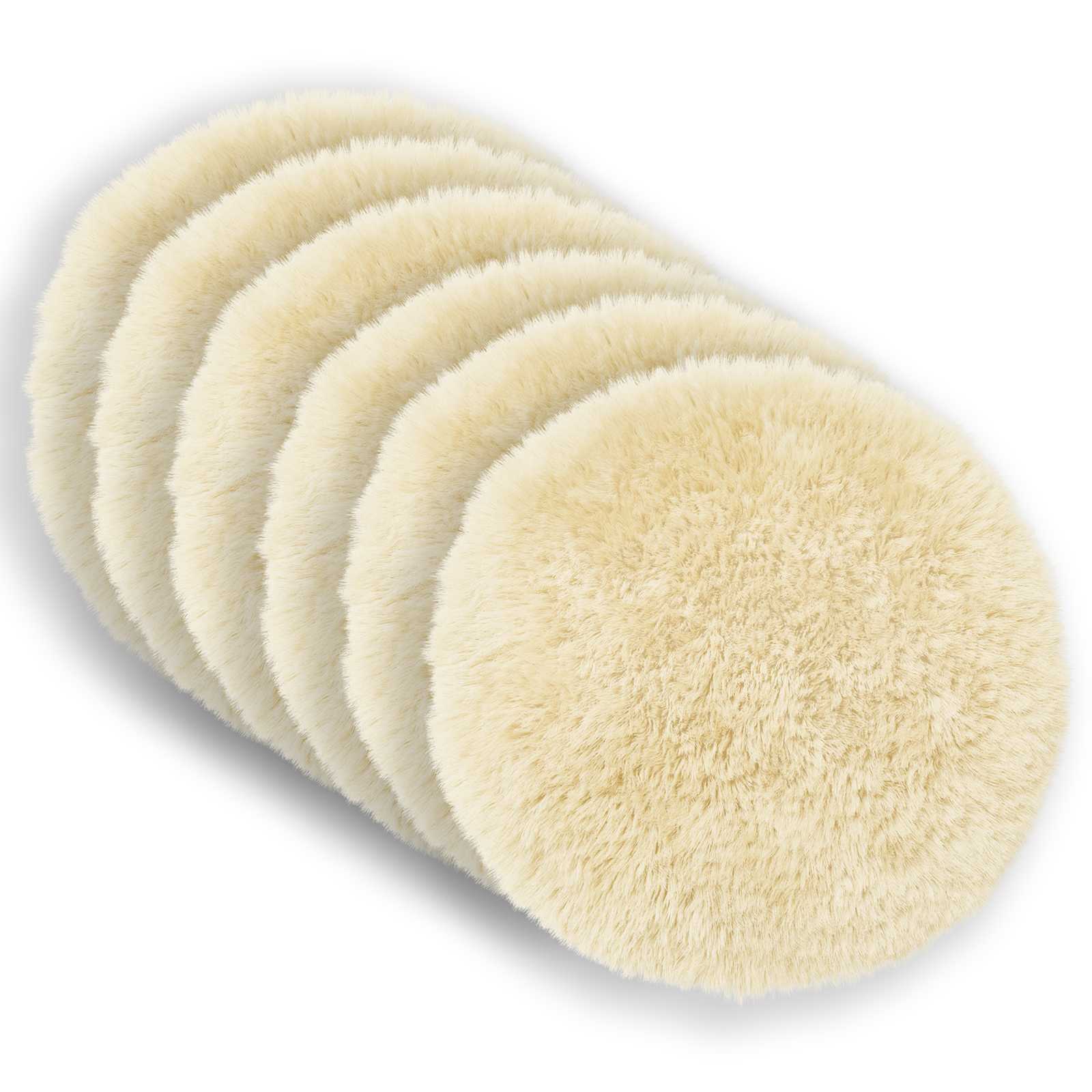 Kussensloop 6 pcs HEERLEN Crèmekleurig Ø 40 cm PV Fleece image 2
