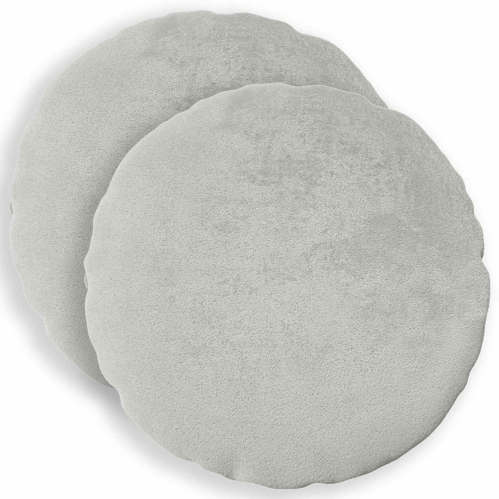Prevleka za blazino 2 kos HEERLEN Svetlo siva Premer 40 cm