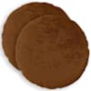 vidaXL Diivanipadi 2 tk HEERLEN Helepruun L&auml;bim&otilde;&otilde;t 40 cm Flanell