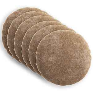 vidaXL Diivanipadi 6 tk HEERLEN Pruun &Oslash; 50 cm &Scaron;en&uuml;&uuml;lfabric