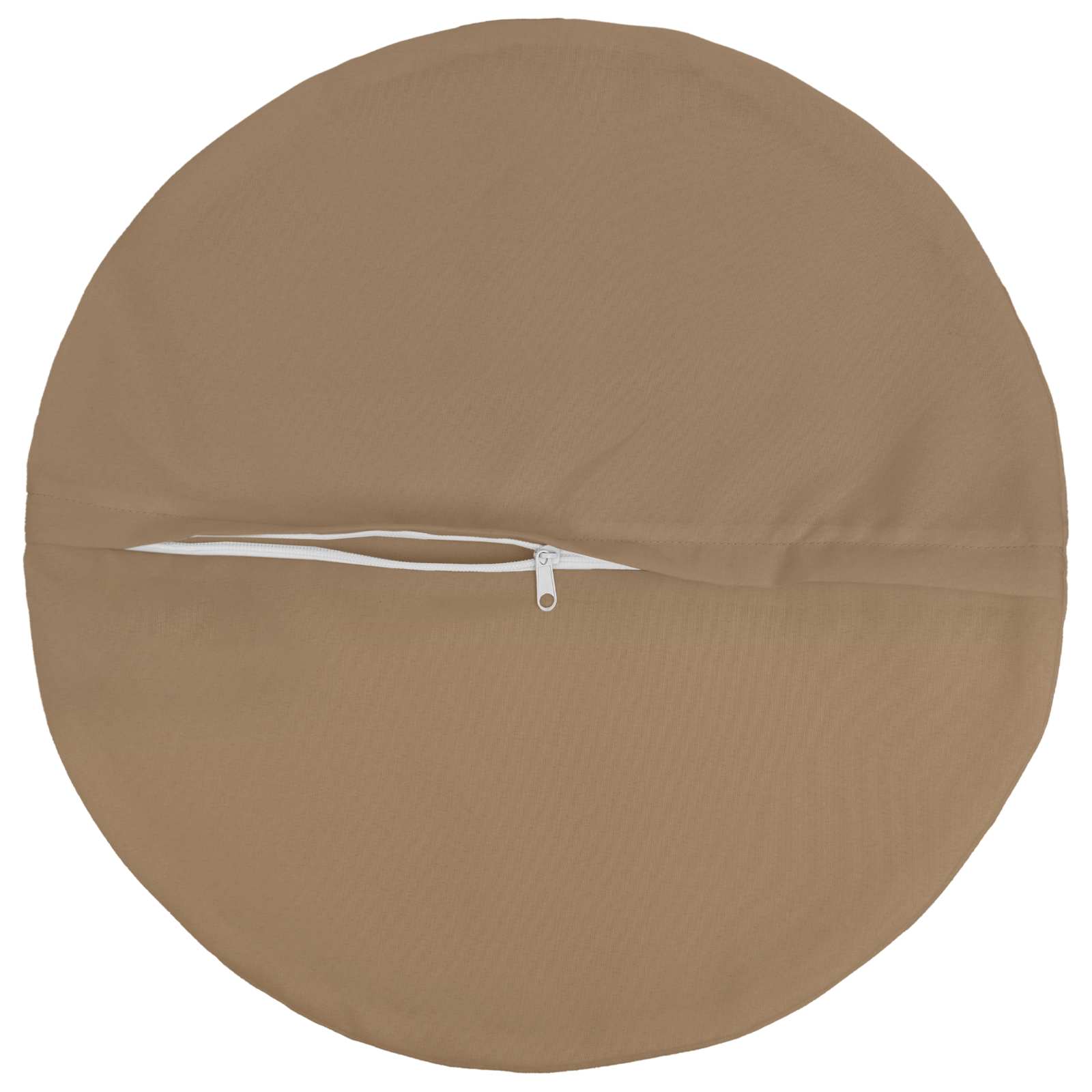 Kussensloop 2 st HEERLEN Taupe Ø 50 cm Polyester image 3