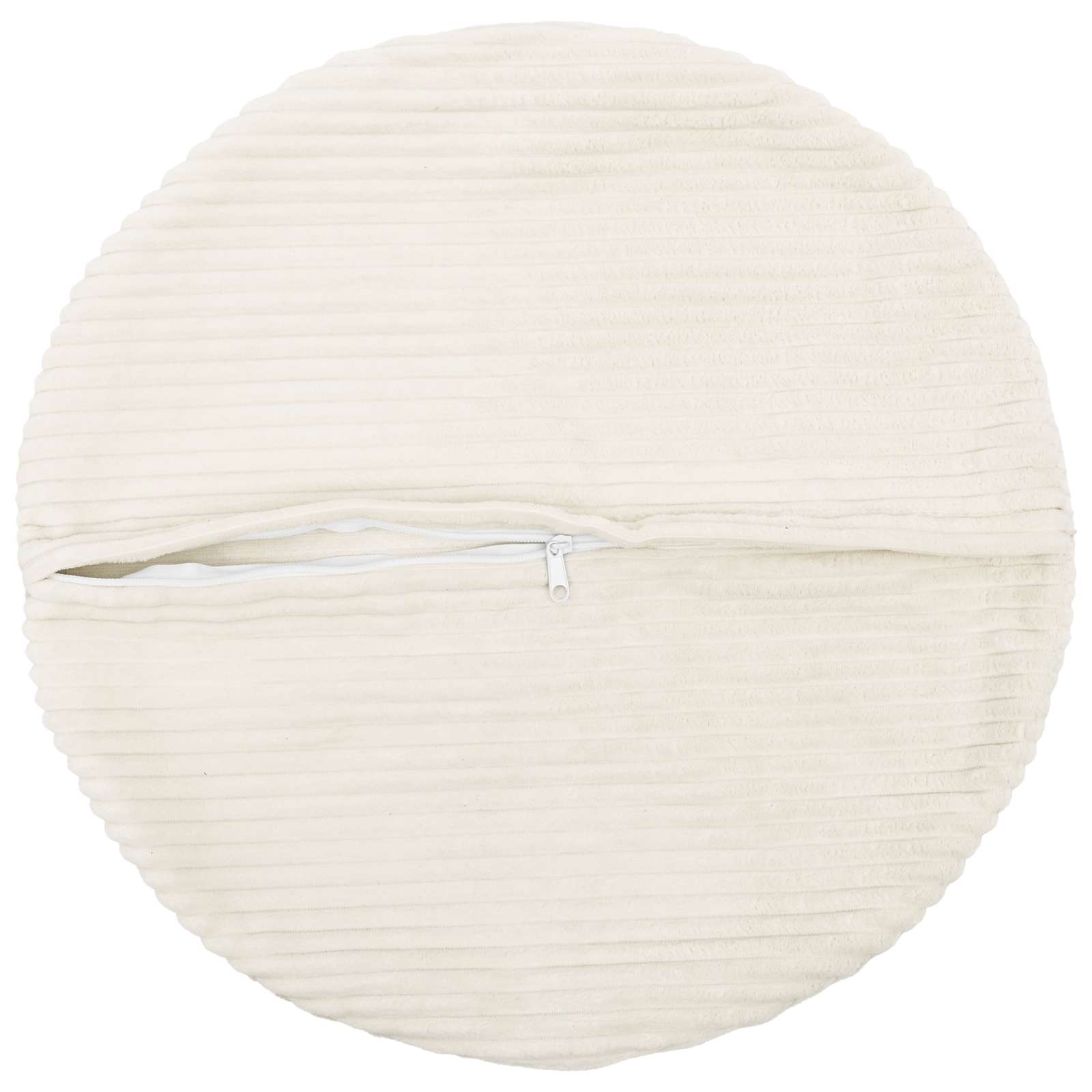 Kussensloop 6 pcs HEERLEN Crèmekleurig Ø 60 cm corduroy image 3