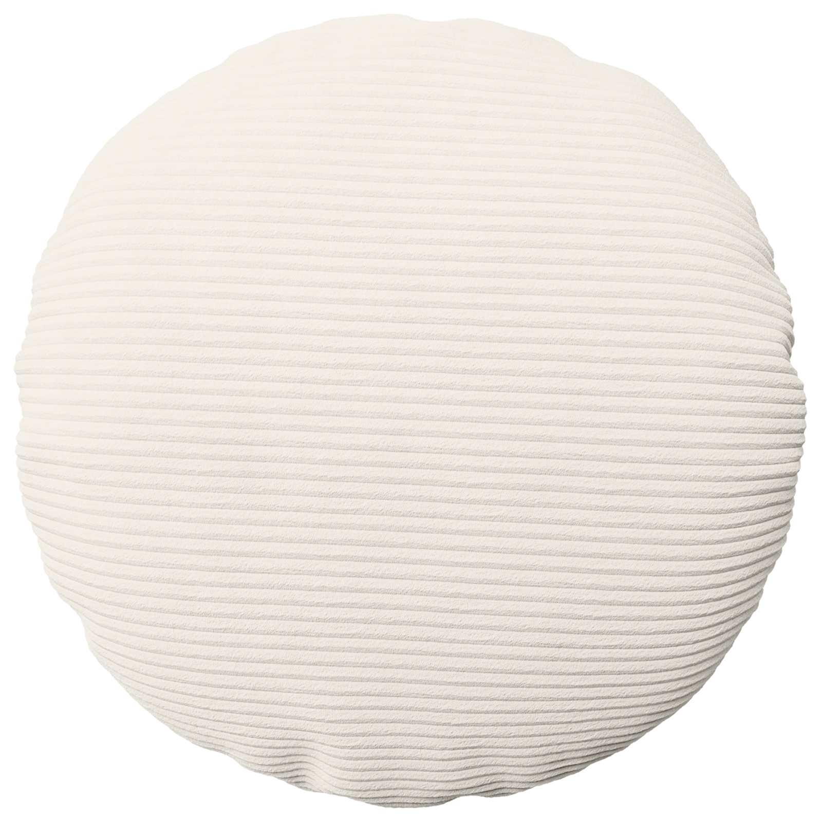 Kussensloop 6 pcs HEERLEN Crèmekleurig Ø 60 cm corduroy image 2