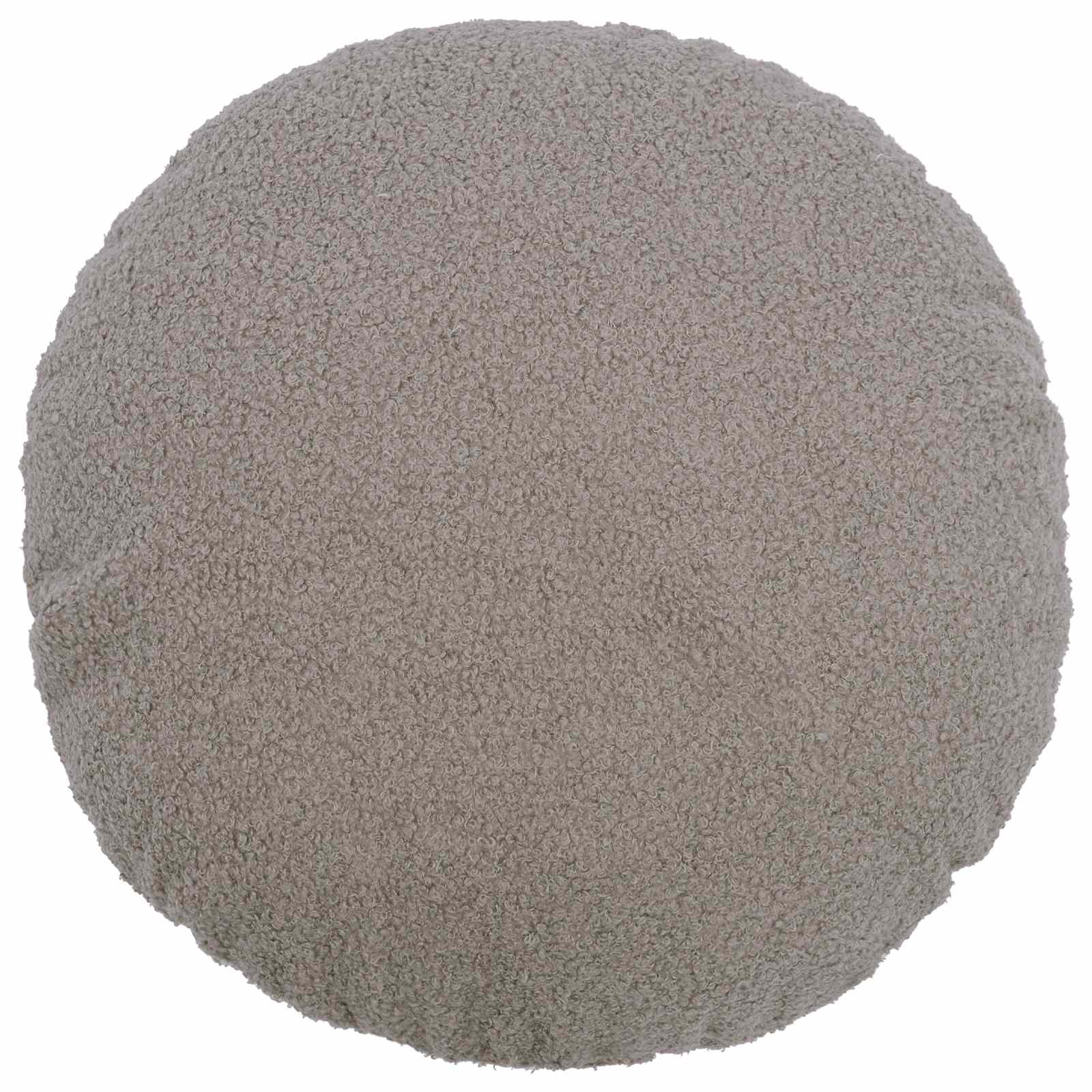 Kussensloop 2 pcs HEERLEN Lichtgrijs Ø 60 cm Bouclé image 2