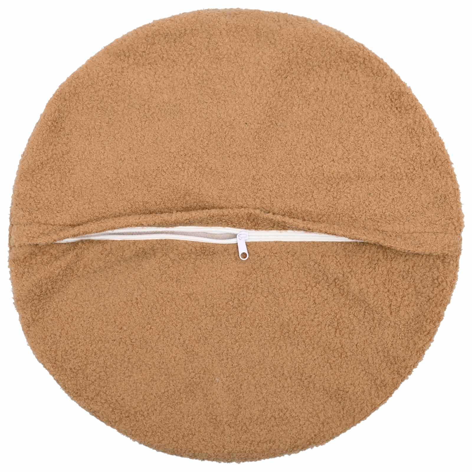 Kussensloop 6 pcs HEERLEN Beige Ø 60 cm Bouclé image 3