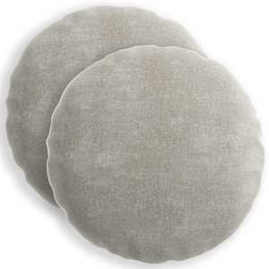 vidaXL Diivanipadi 2 tk HEERLEN Helehall &Oslash; 60 cm &Scaron;en&uuml;&uuml;lfabric