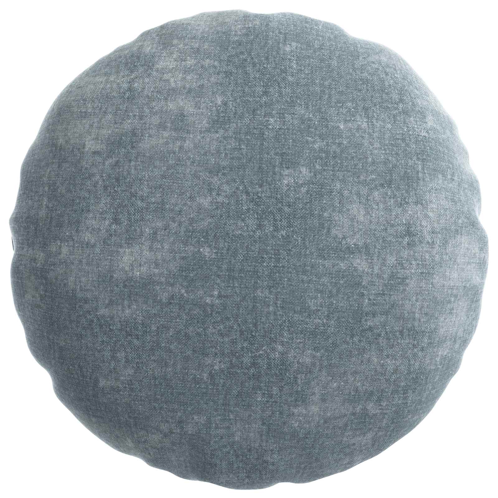 Kussensloop 6 st HEERLEN Lichtblauw Ø 60 cm Chenille Stof image 2