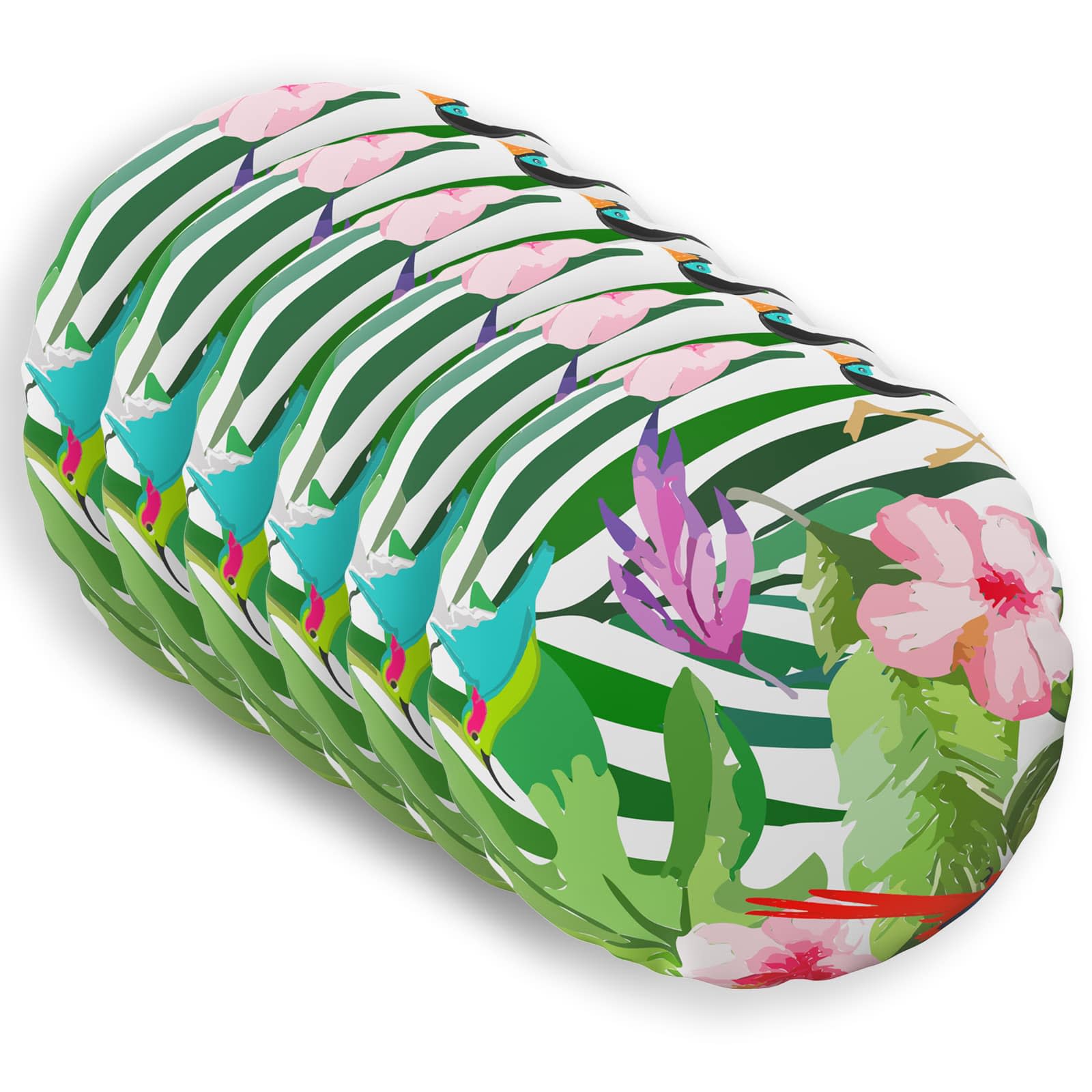 Kussensloop 6 pcs HEERLEN Zwart Ø 60 cm Polyester image 1