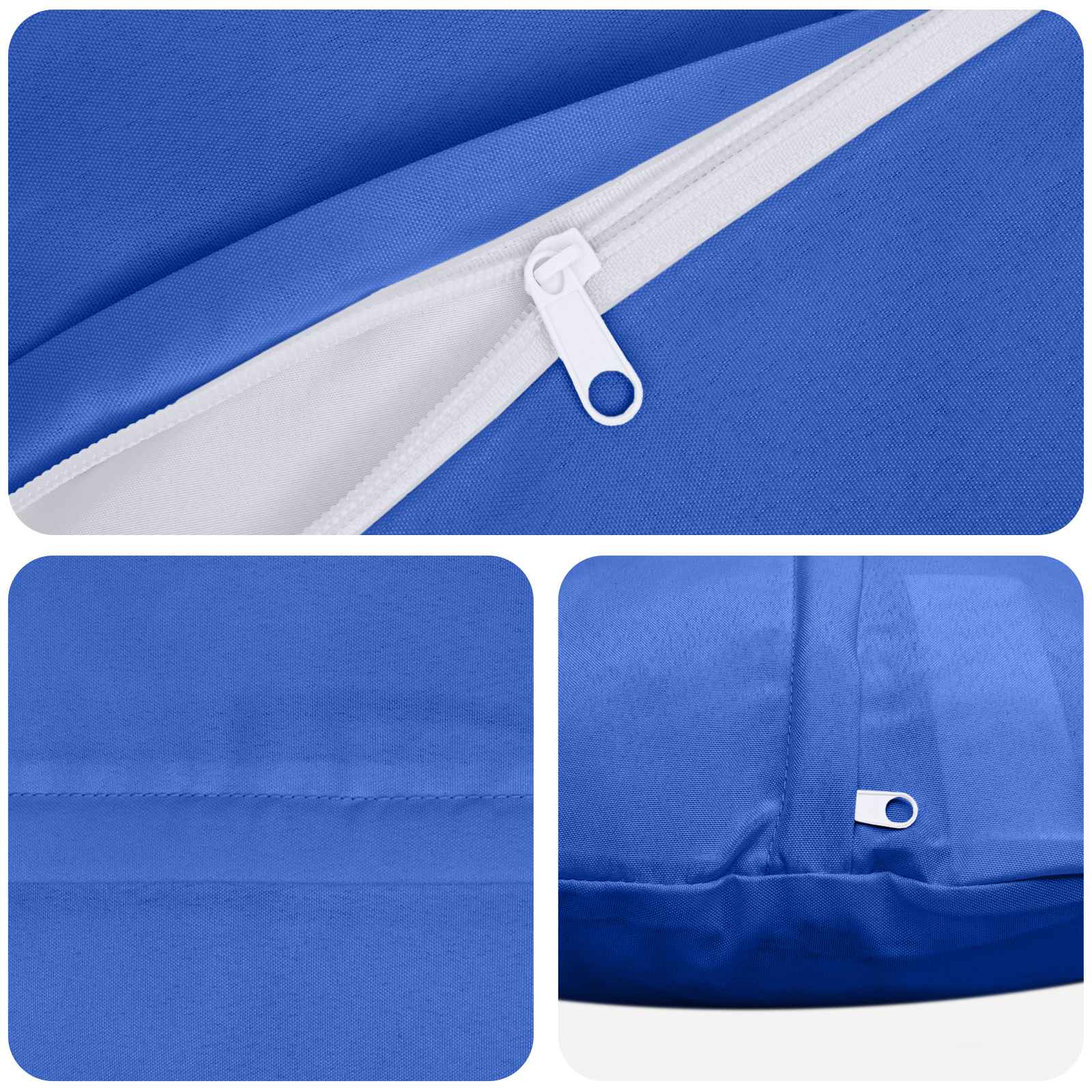 Kussensloop 2 pcs HEERLEN Koninklijk Blauw Ø 60 cm Polyester image 4
