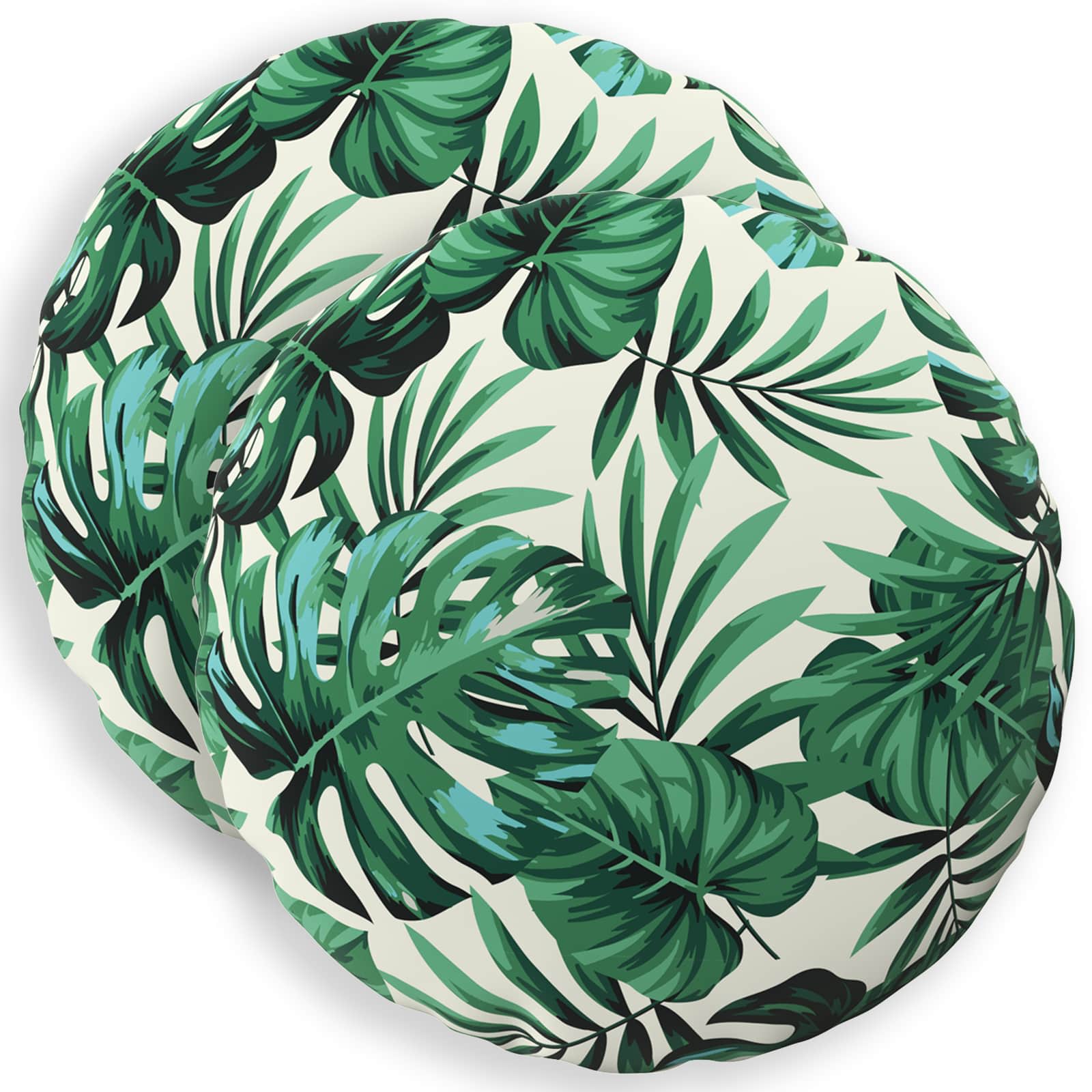 Kussensloop 2 pcs HEERLEN Bladpatroon Ø 60 cm Polyester image 1