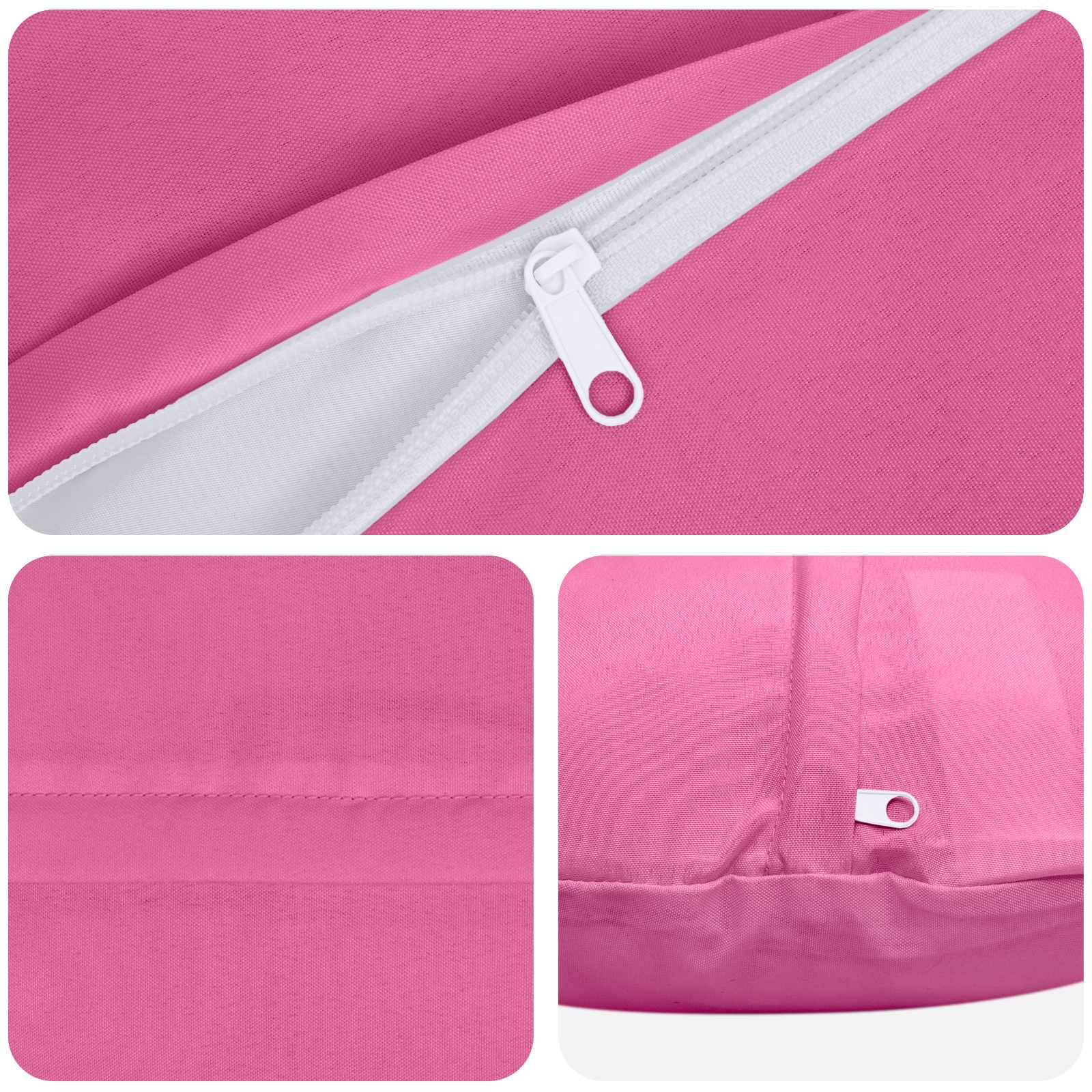 Kussensloop 6 pcs HEERLEN Roze Ø 60 cm Polyester image 4