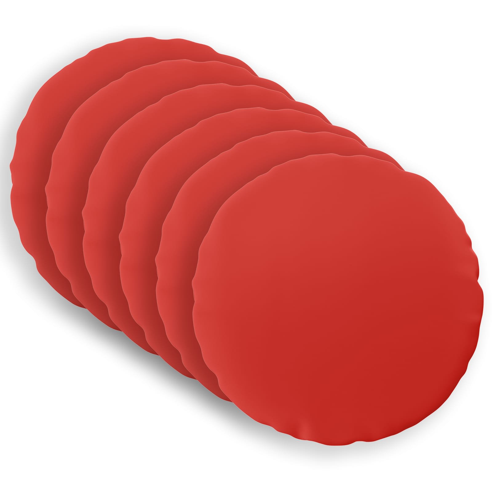 Kussensloop 6 pcs HEERLEN Rood Ø 60 cm Polyester image 1