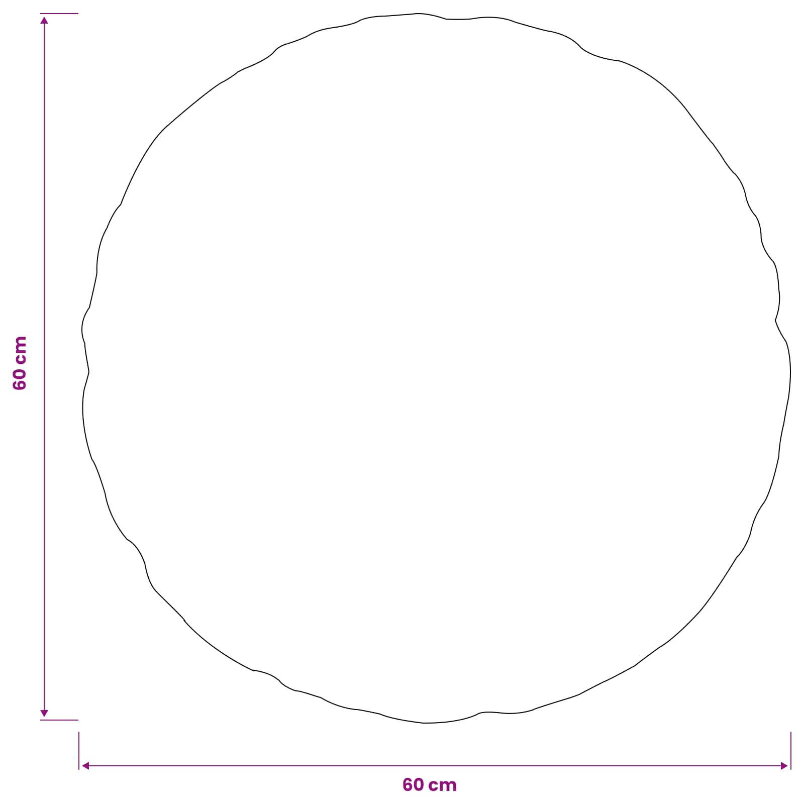 Kussensloop 2 st HEERLEN Taupe Ø 60 cm Polyester image 9