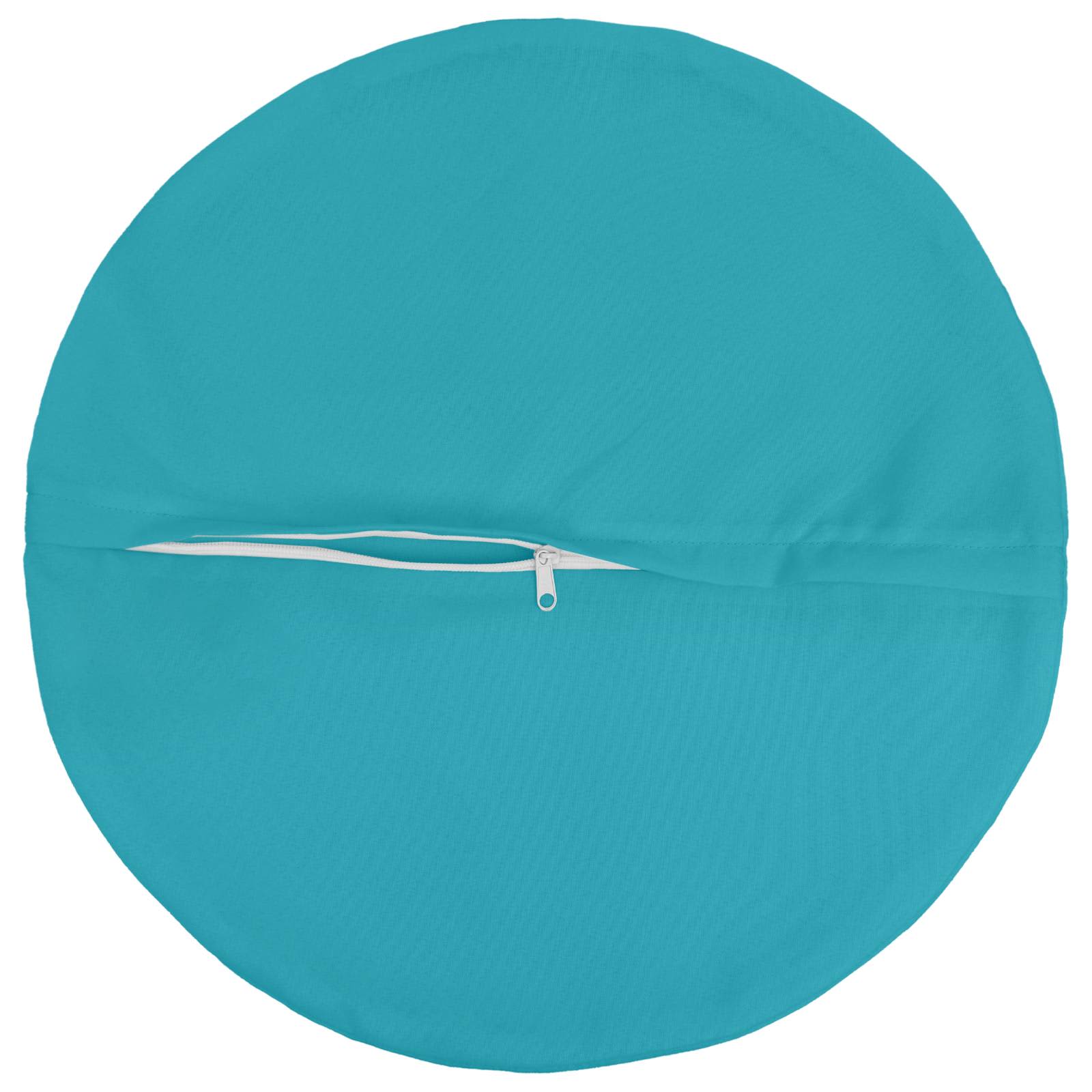 Kussensloop 6 pcs HEERLEN Turquoise Ø 60 cm Polyester image 3