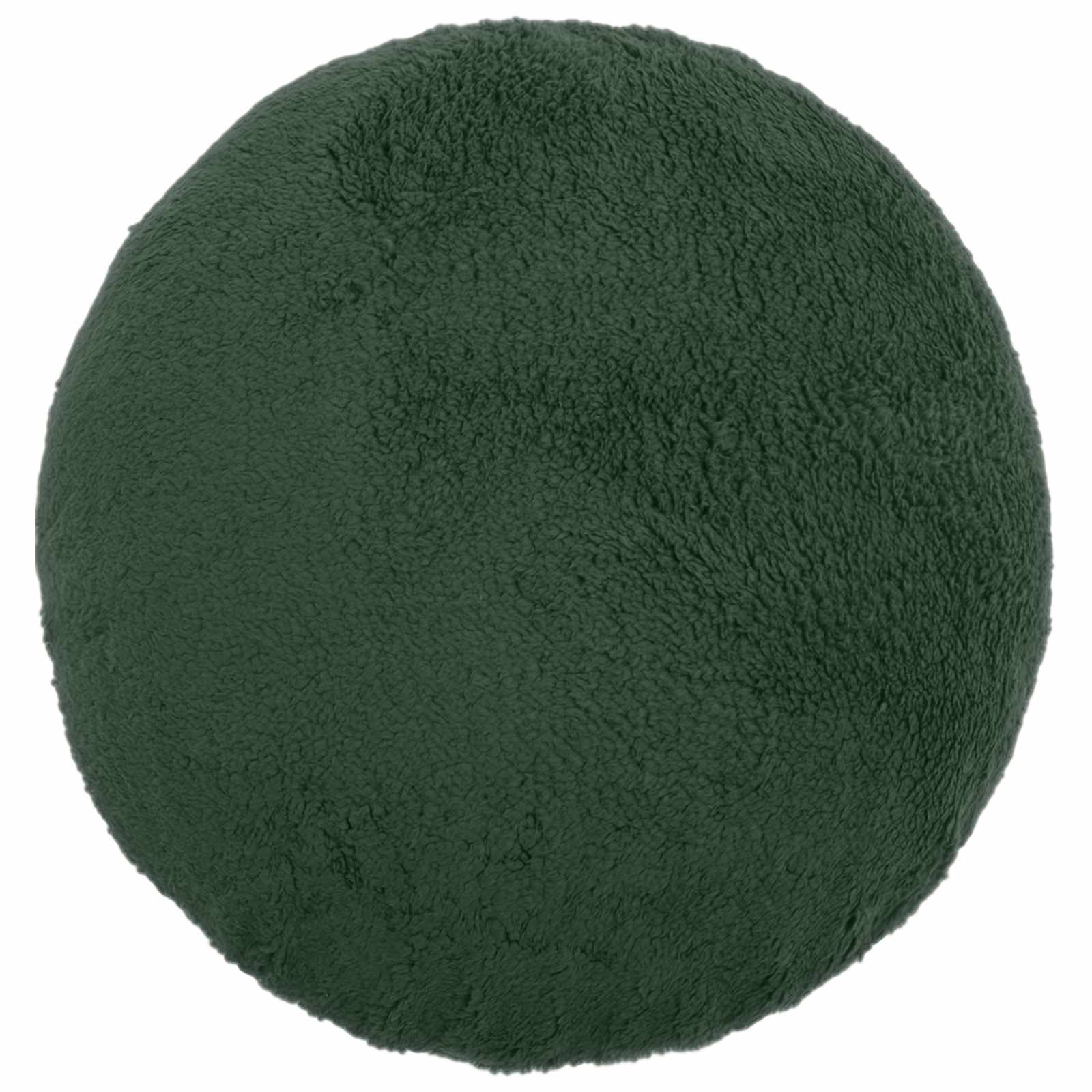 Prevleka za blazino 2 kos HEERLEN Temno zelena Ø 60 cm Bouclé
