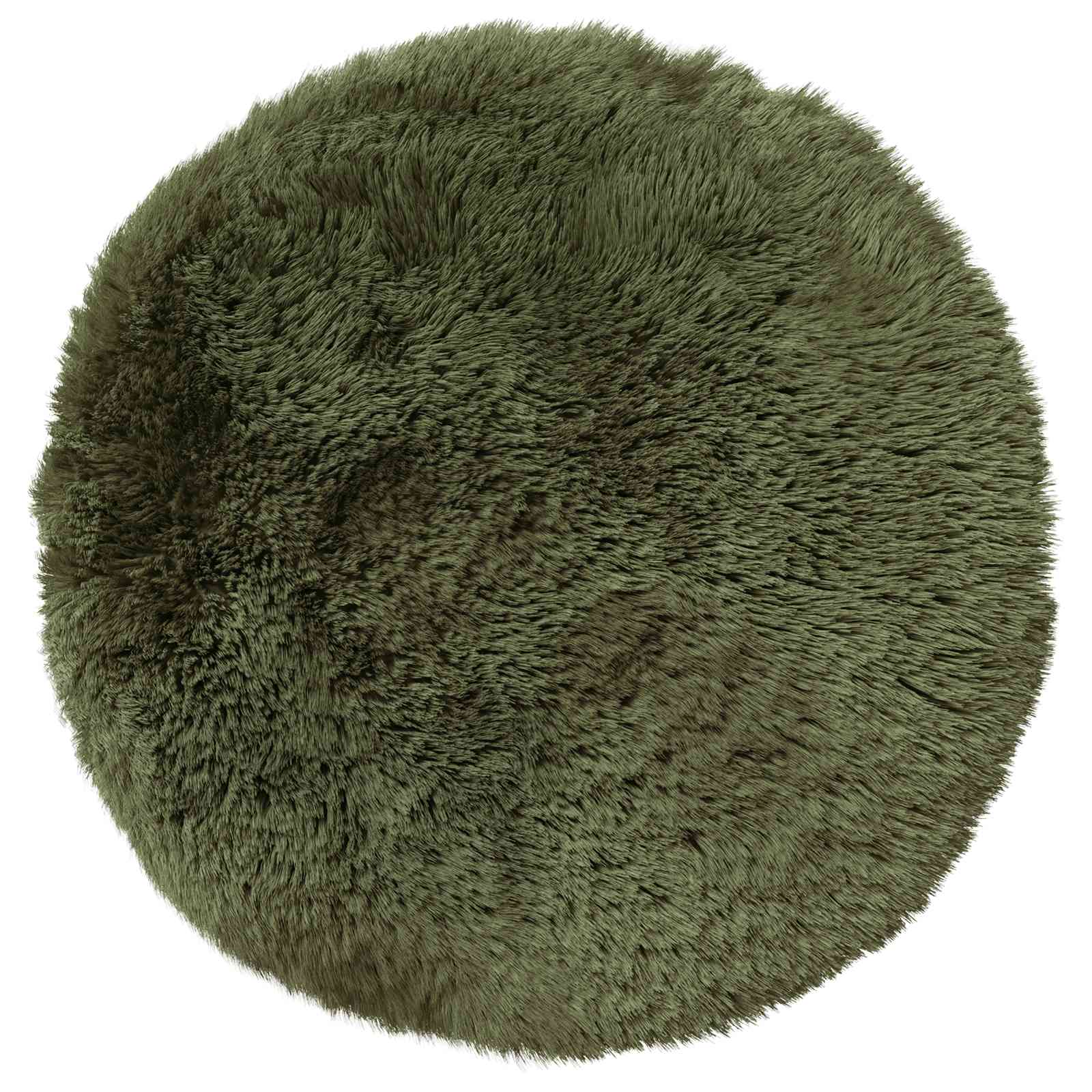 Kussensloop 2 pcs HEERLEN Groen Ø 60 cm PV Fleece image 2