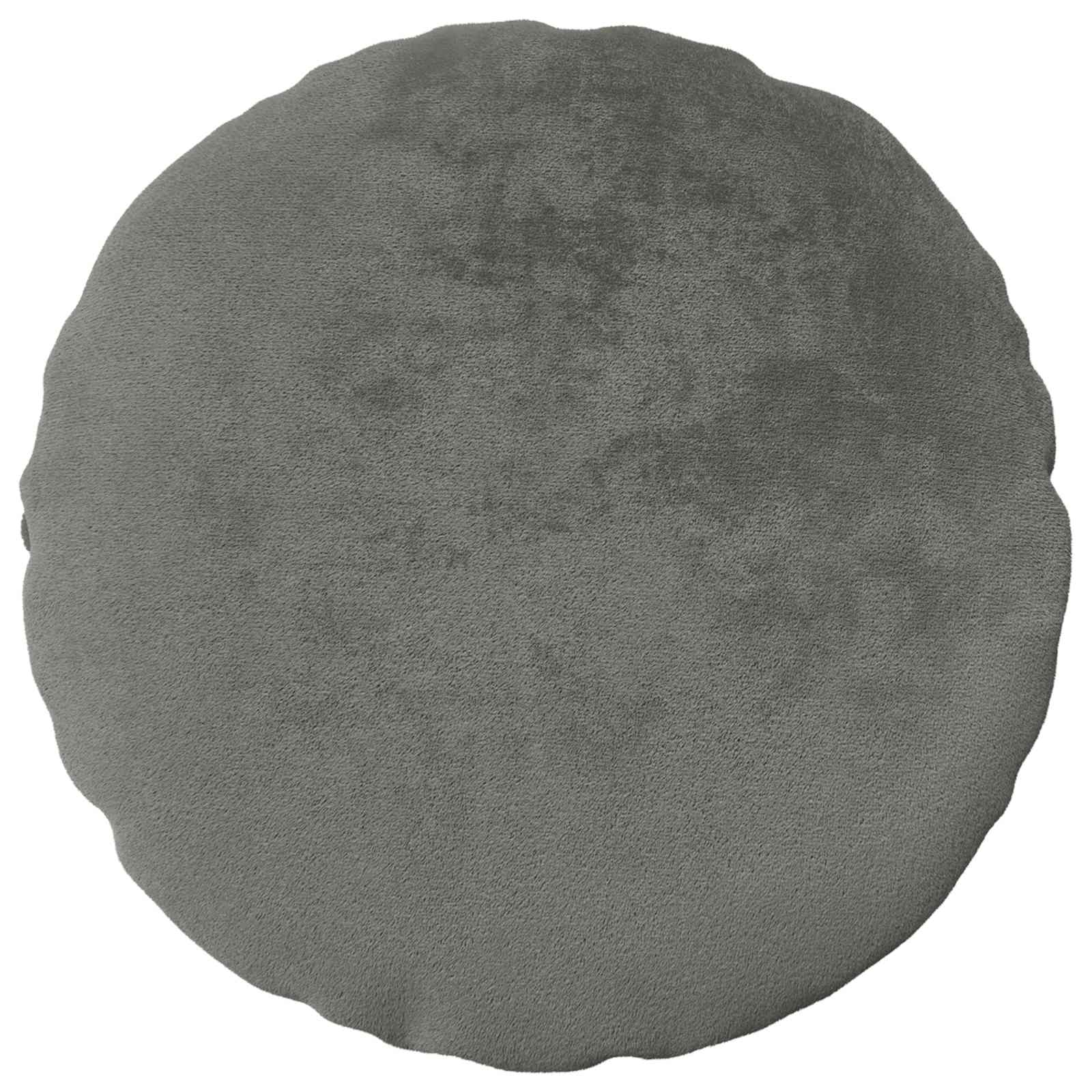 vidaXL Kissenbezug 6 stk. HEERLEN Dunkelgrau Durchmesser 60 cm Flanell – Bild 3