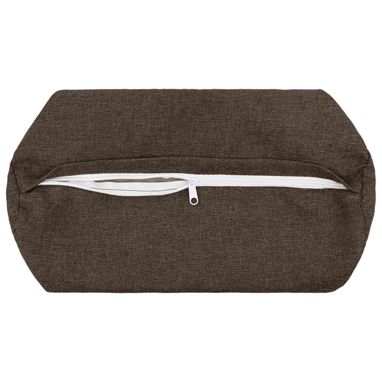 Kussensloop 6 st HEERLEN Taupe Ø 15 x 40 cm Stof image 4