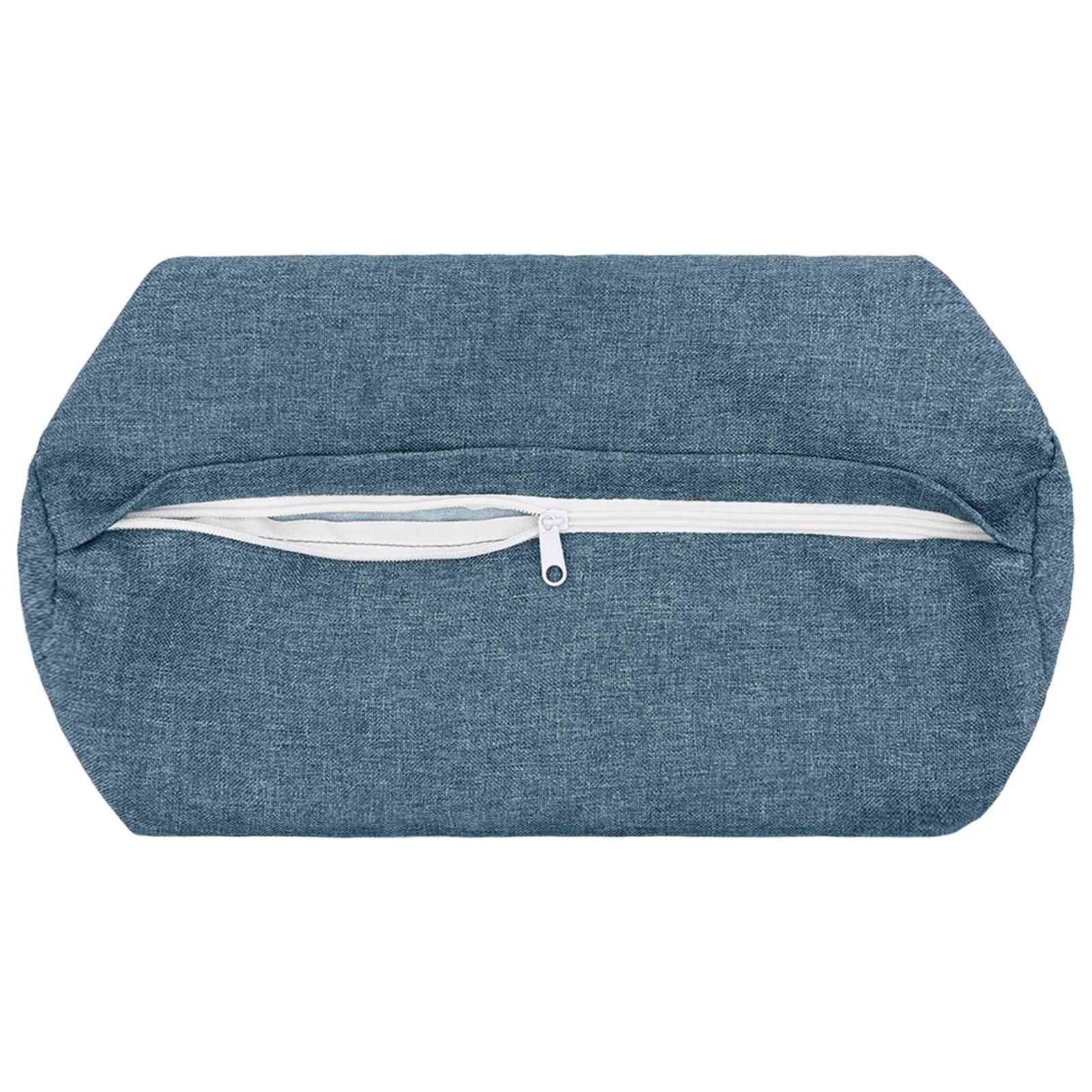 Prevleka za blazino 6 kos HEERLEN Jeans modra Ø 15 x 40 cm
