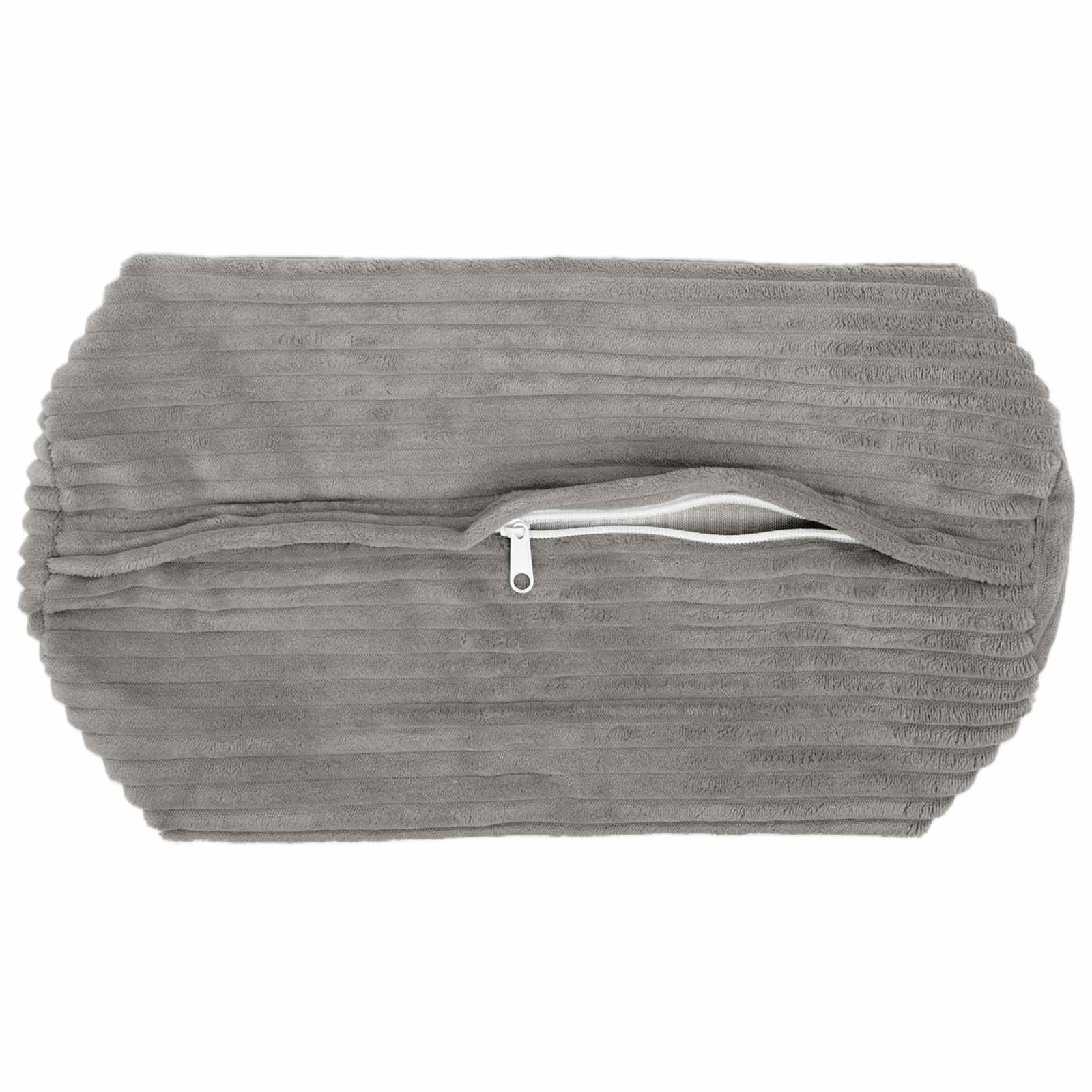 Kussensloop 2 pcs HEERLEN Lichtgrijs Ø 15 x 40 cm corduroy image 4