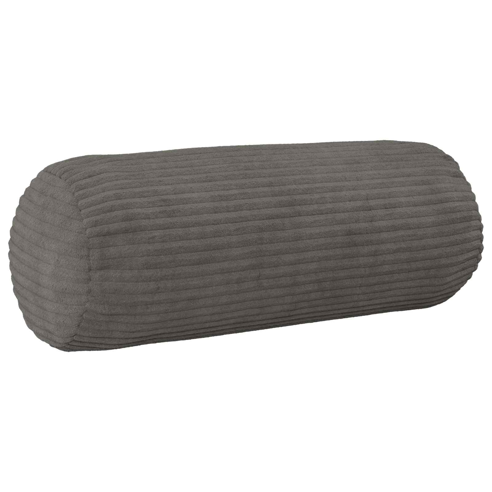 Kussensloop 2 pcs HEERLEN Donkergrijs Ø 15 x 40 cm corduroy image 2