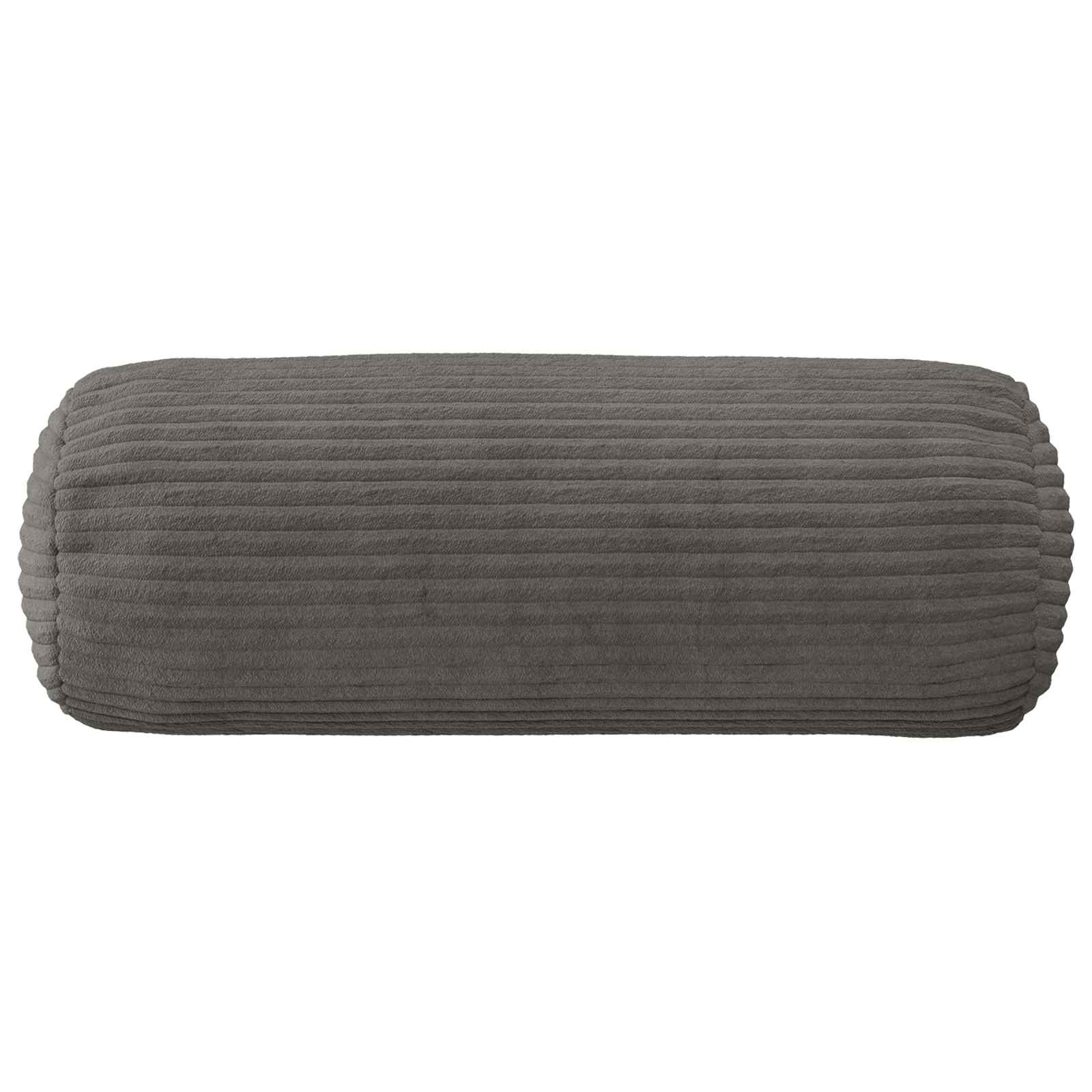 Kussensloop 2 pcs HEERLEN Donkergrijs Ø 15 x 40 cm corduroy image 3