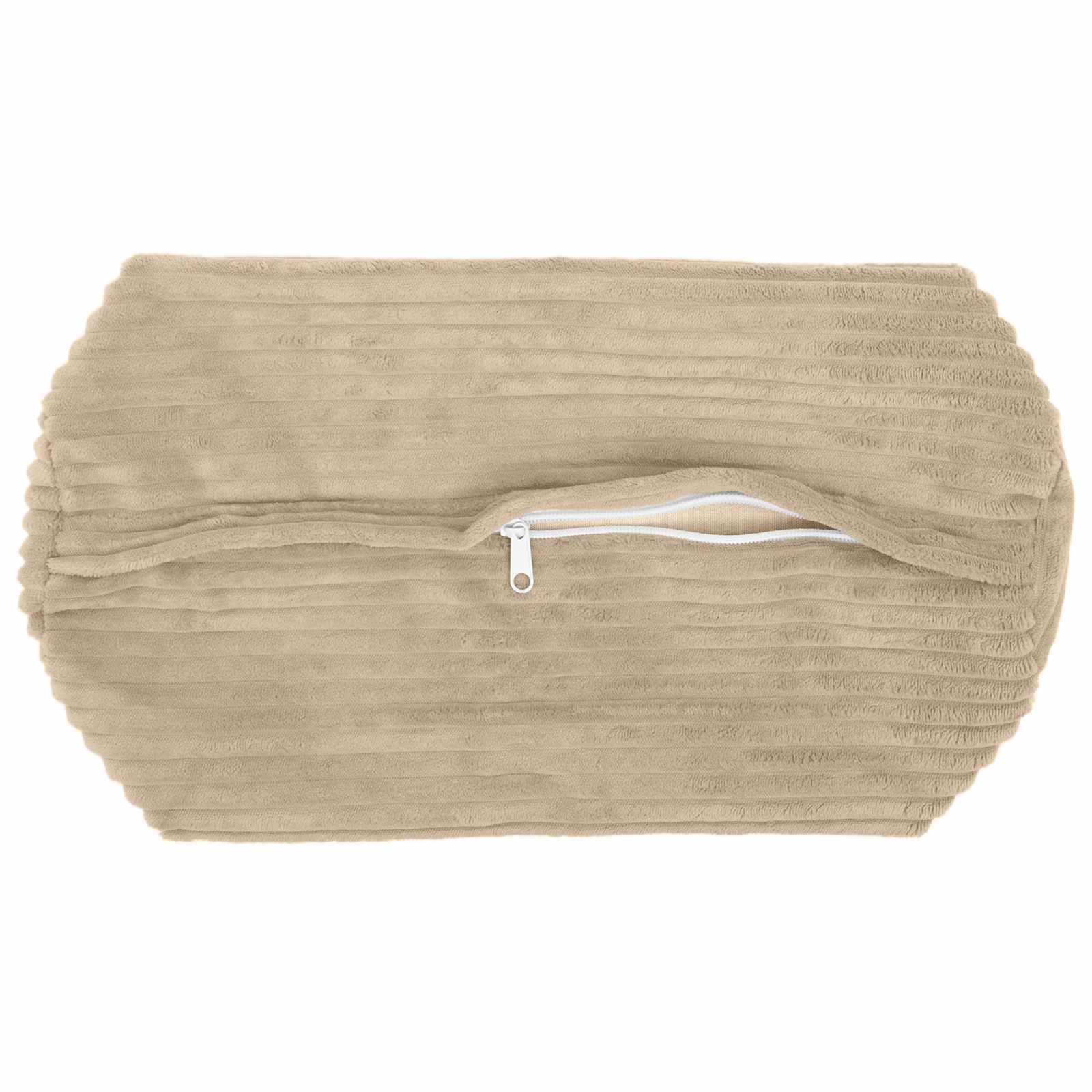 Kussensloop 2 pcs HEERLEN Taupe Ø 15 x 40 cm corduroy image 4