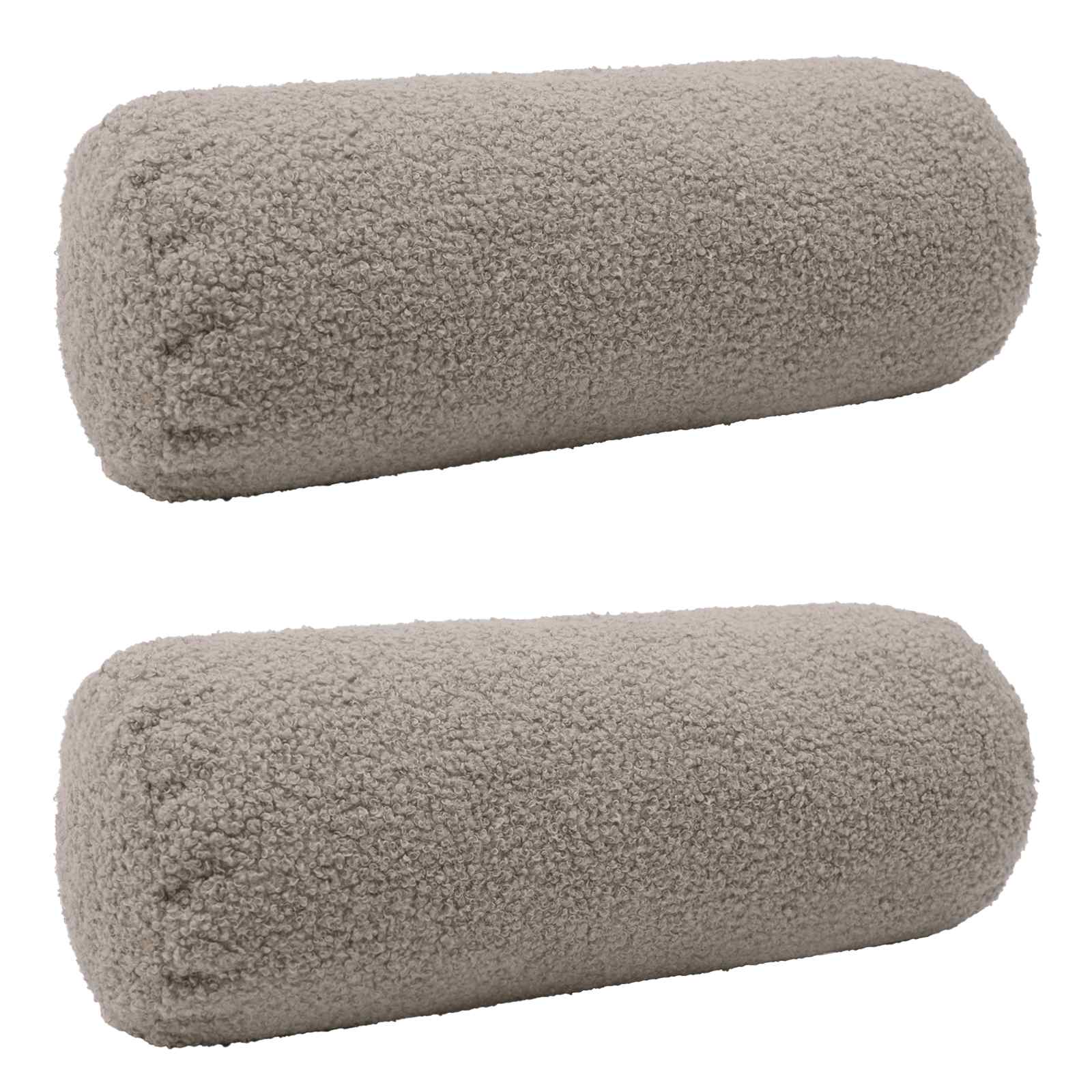 Kussensloop 2 pcs HEERLEN Lichtgrijs Ø 15 x 40 cm Bouclé image 1