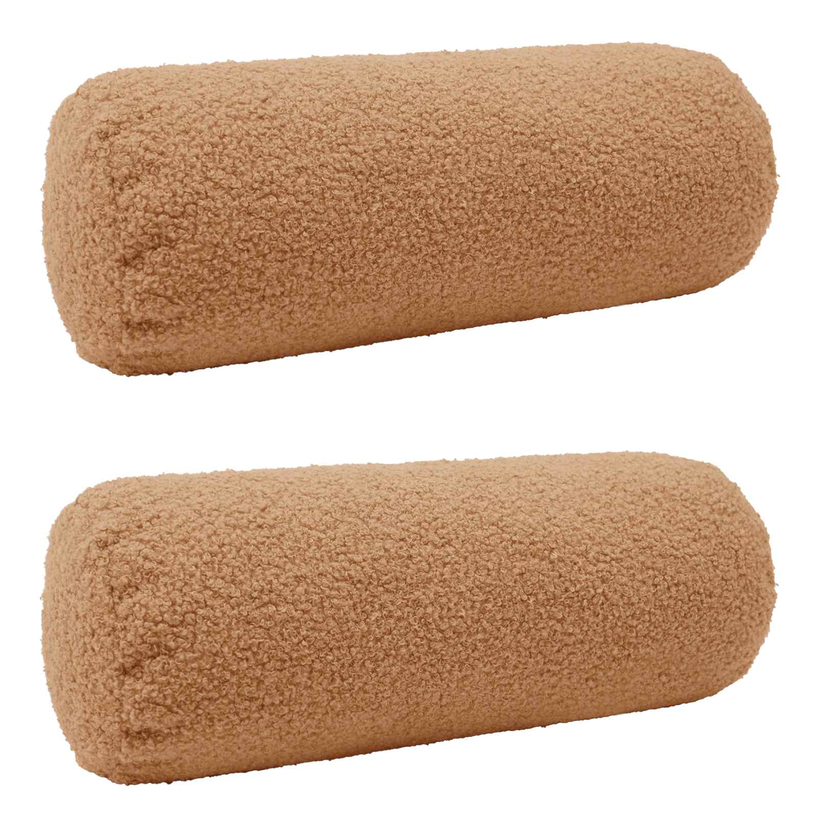 Kussensloop 2 pcs HEERLEN Beige Ø 15 x 40 cm Bouclé image 1