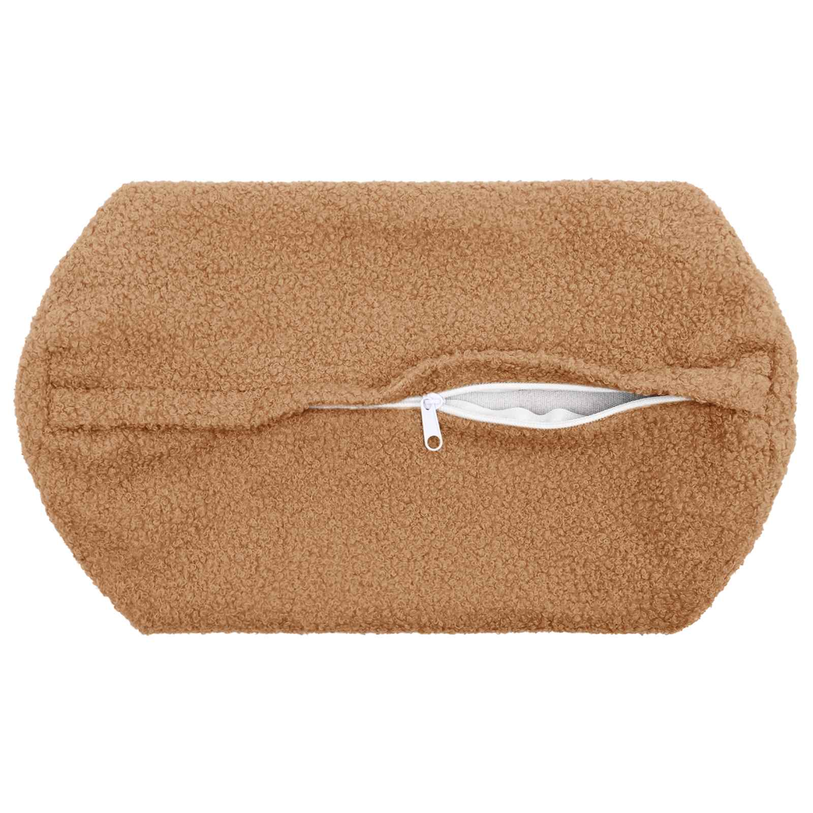 Kussensloop 6 pcs HEERLEN Beige Ø 15 x 40 cm Bouclé image 4