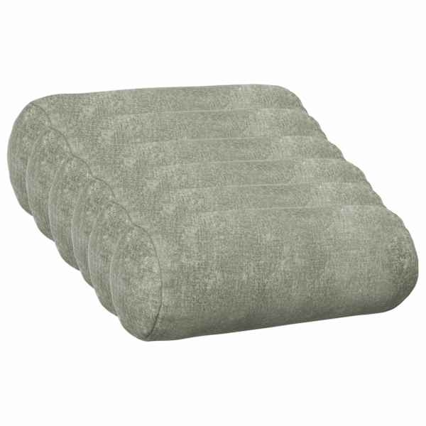 vidaXL Diivanipadi 6 tk HEERLEN Roheline &Oslash; 15 x 40 cm &Scaron;en&uuml;&uuml;lfabric