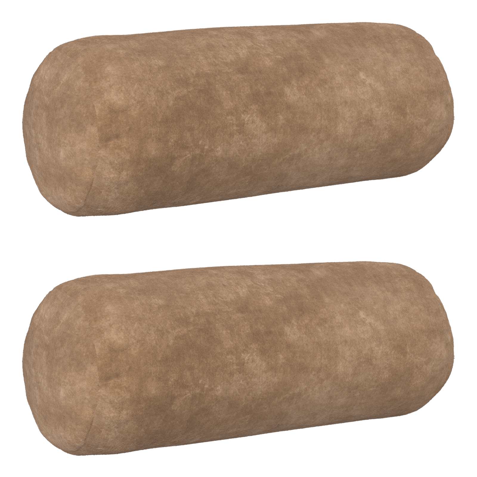 vidaXL Povlak na polštář 2 pcs HEERLEN Taupe Ø 15 x 40 cm