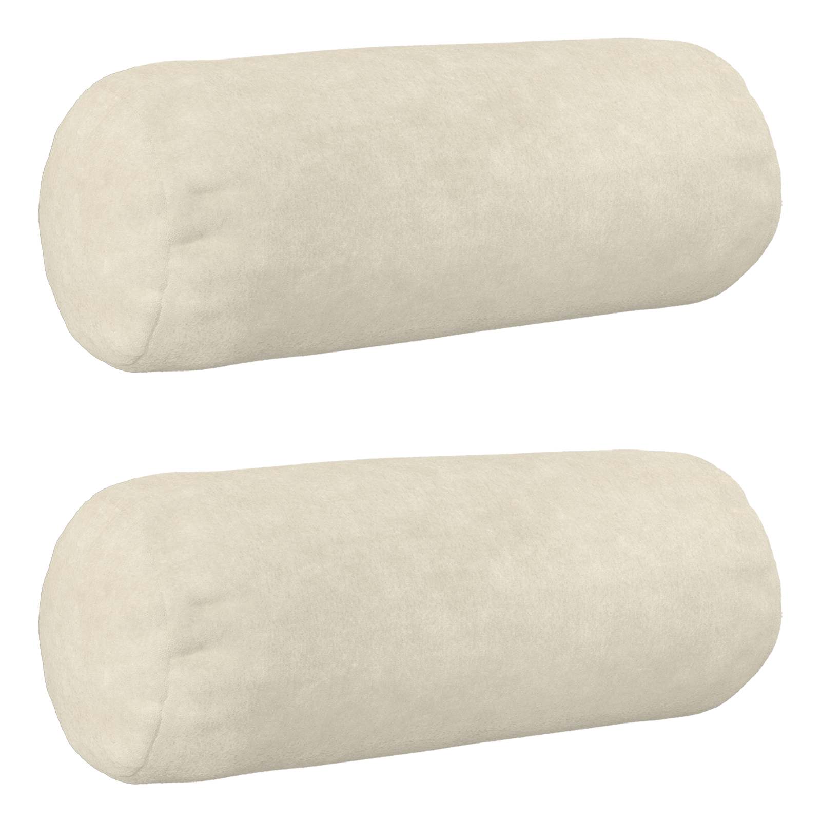 vidaXL Povlak na polštář 2 pcs HEERLEN Krémová Ø 15 x 40 cm