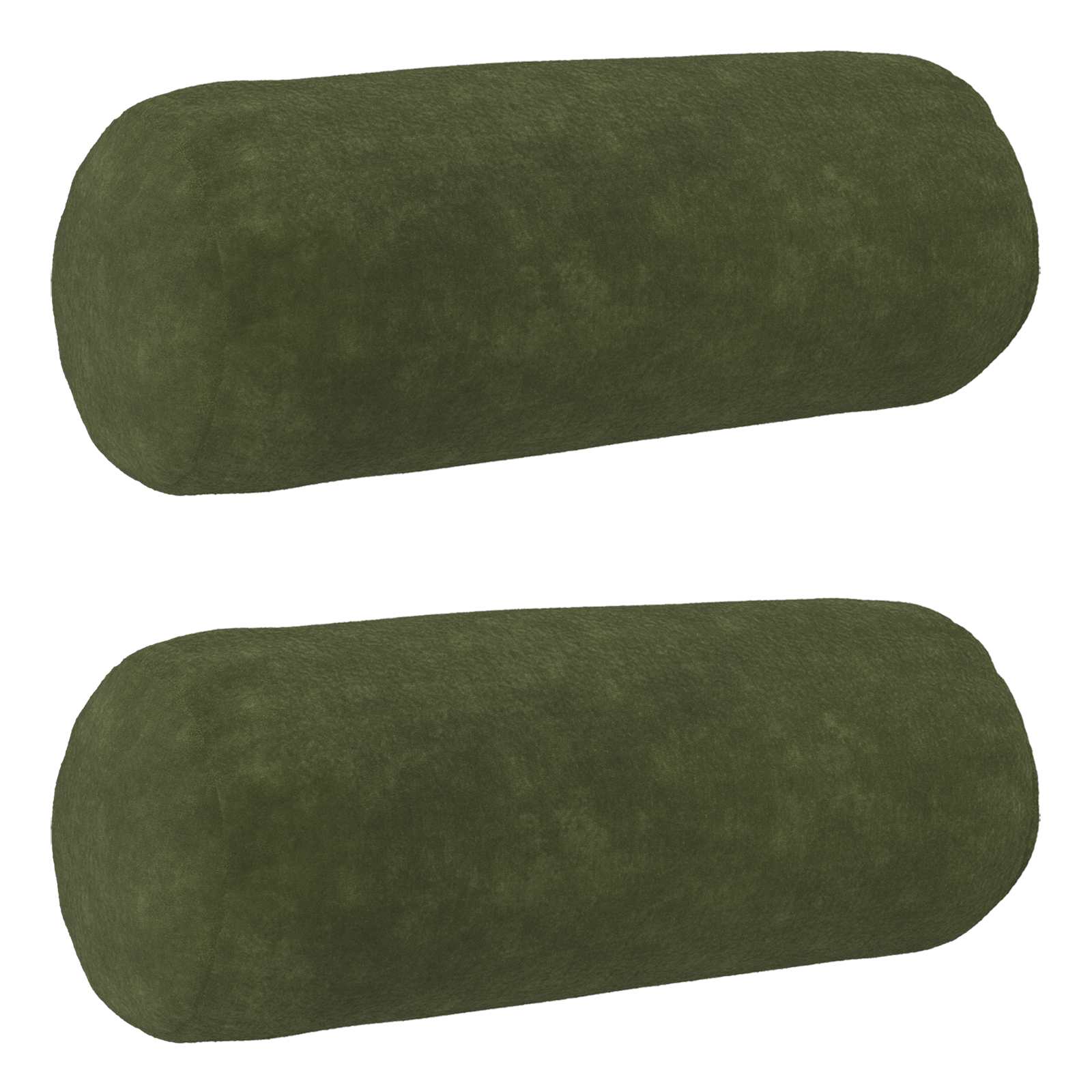 vidaXL Povlak na polštář 2 pcs HEERLEN Zelená Ø 15 x 40 cm